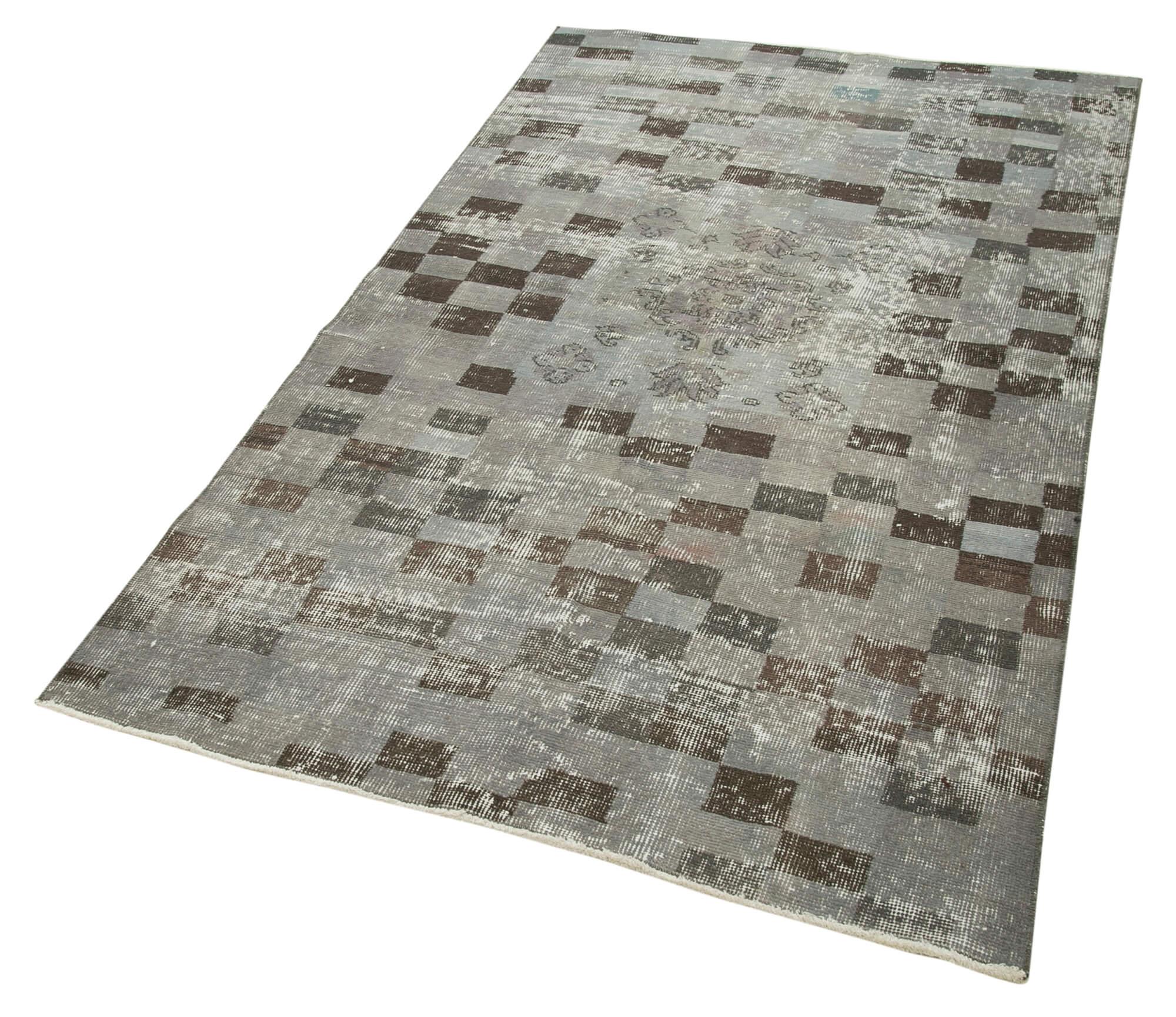 4 x 7 Grey Overdyed Rug - 2314