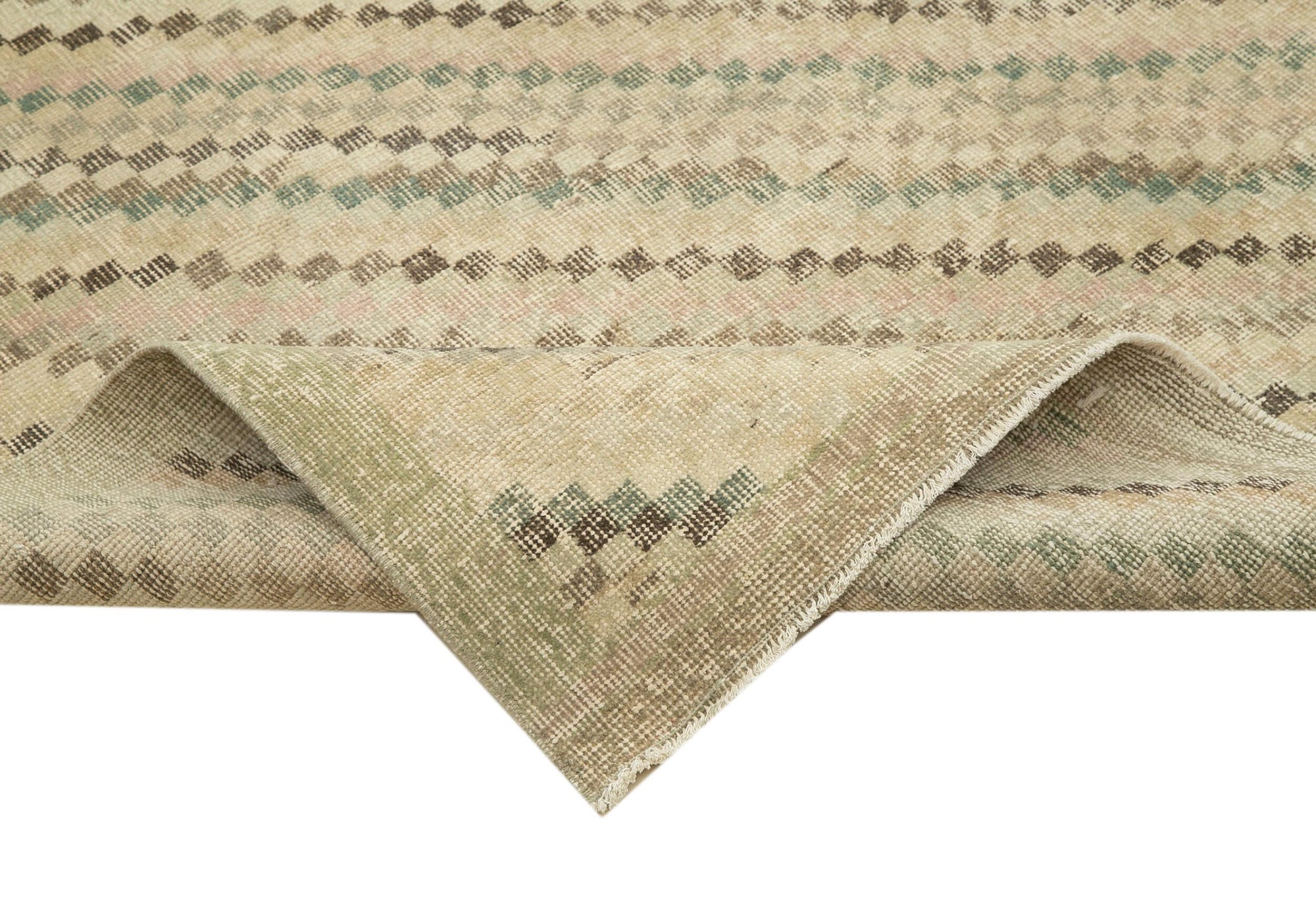 6 x 9 Beige Bohemian Rug  - 2322