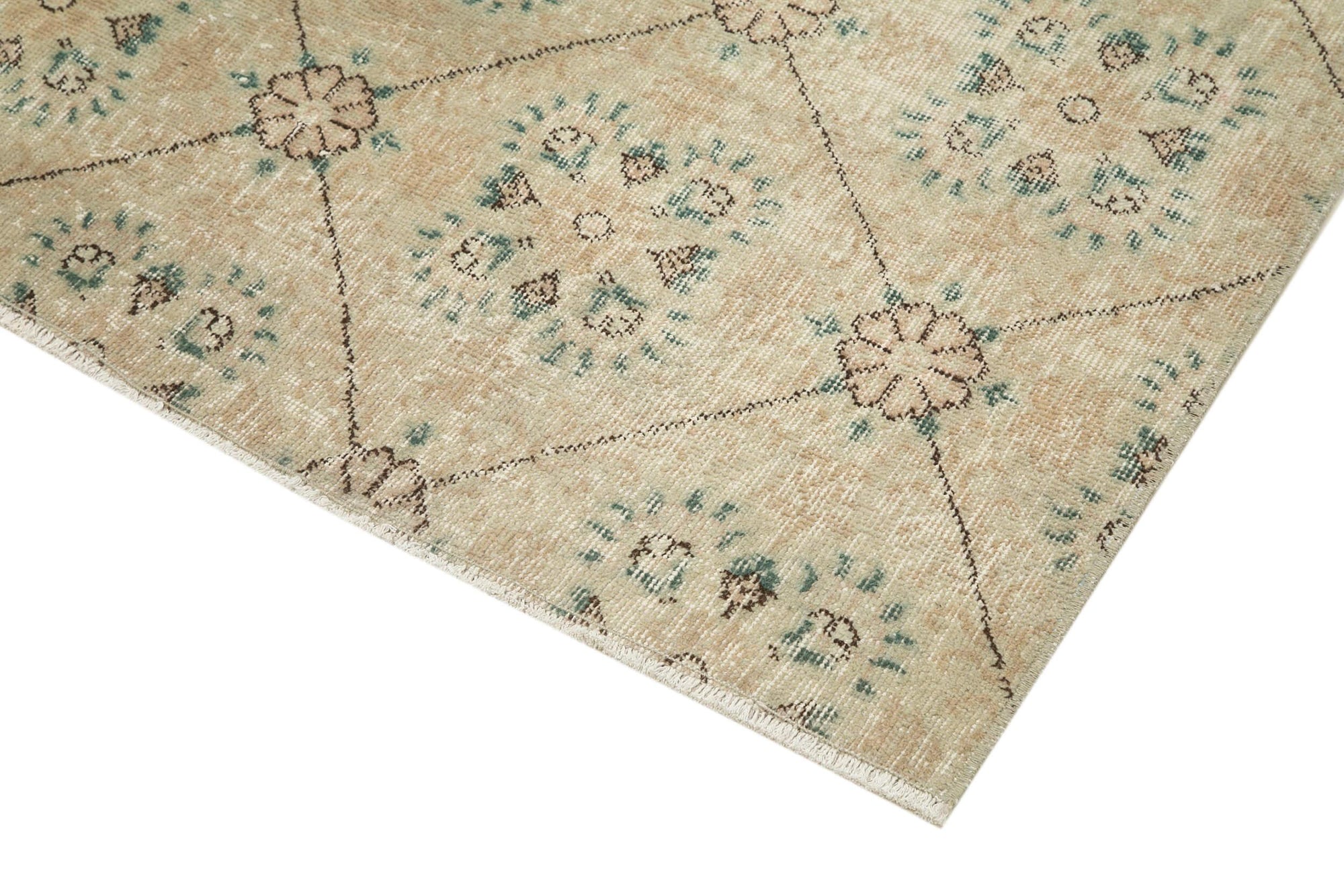 6 x 9 Beige Bohemian Rug  - 2323