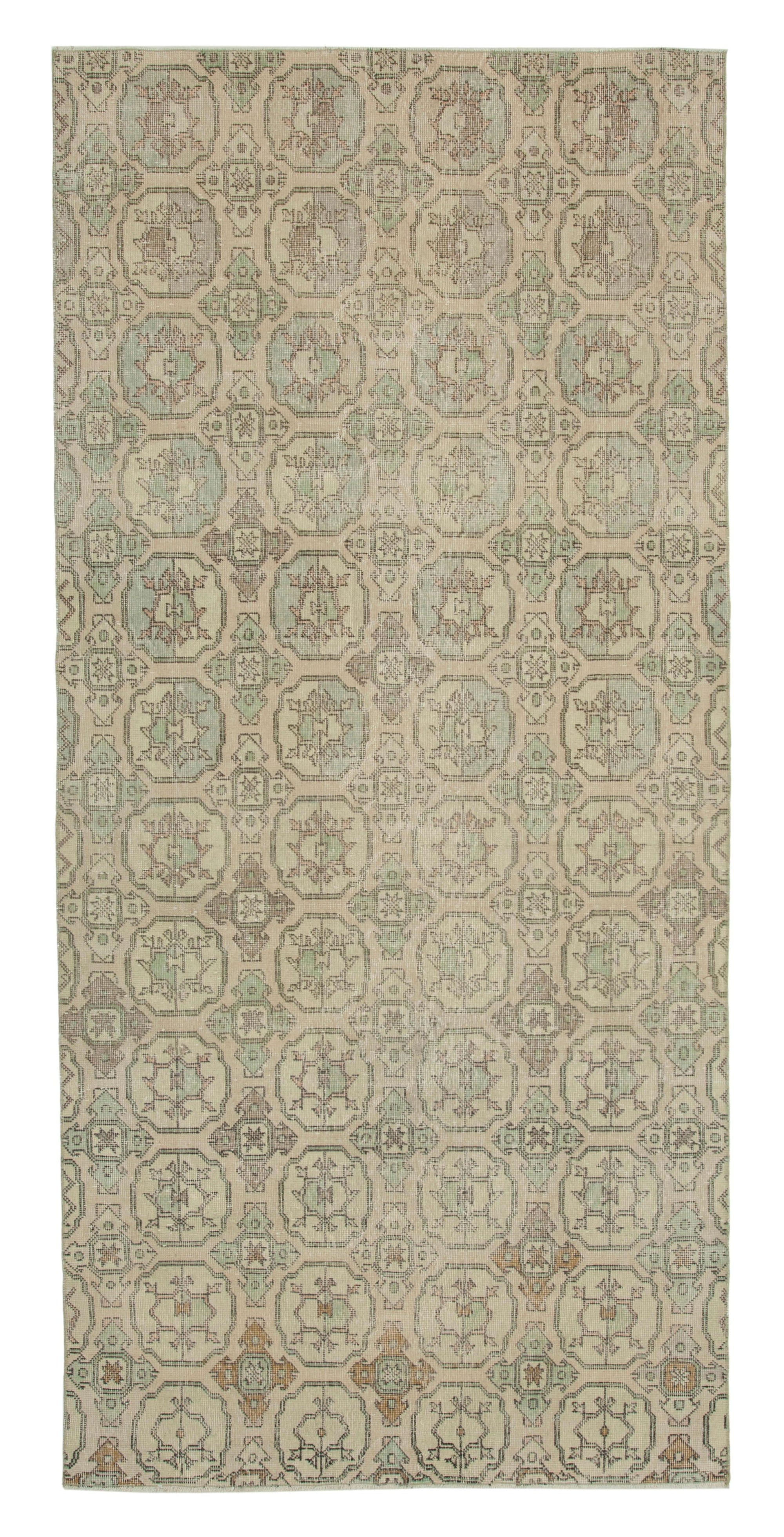 5 x 10 Beige Bohemian Rug  - 2325