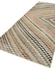 5 x 11 Beige Bohemian Runner Rug - 2327