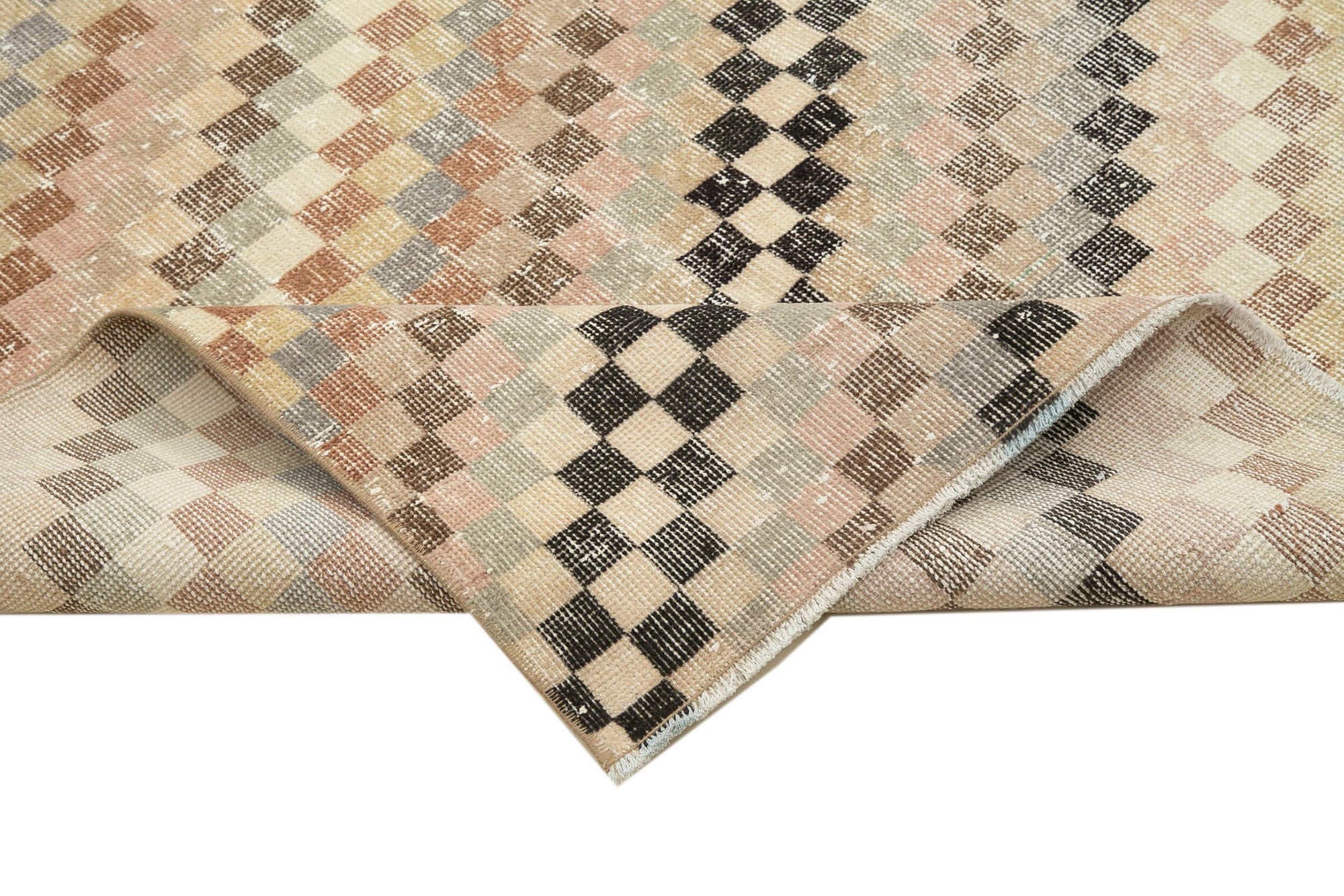 5 x 11 Beige Bohemian Runner Rug - 2327