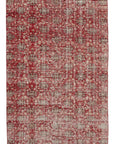 6 x 9 Red Bohemian Rug  - 2330