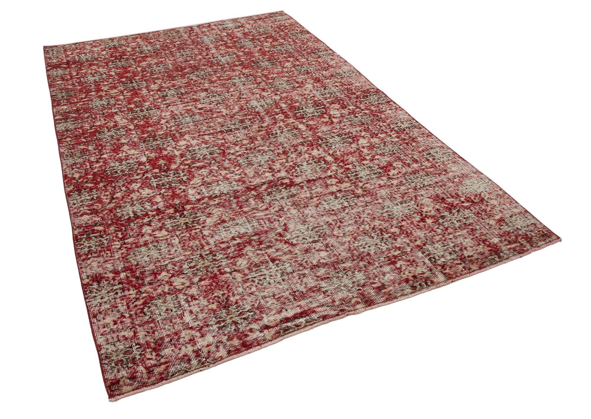 6 x 9 Red Bohemian Rug  - 2330