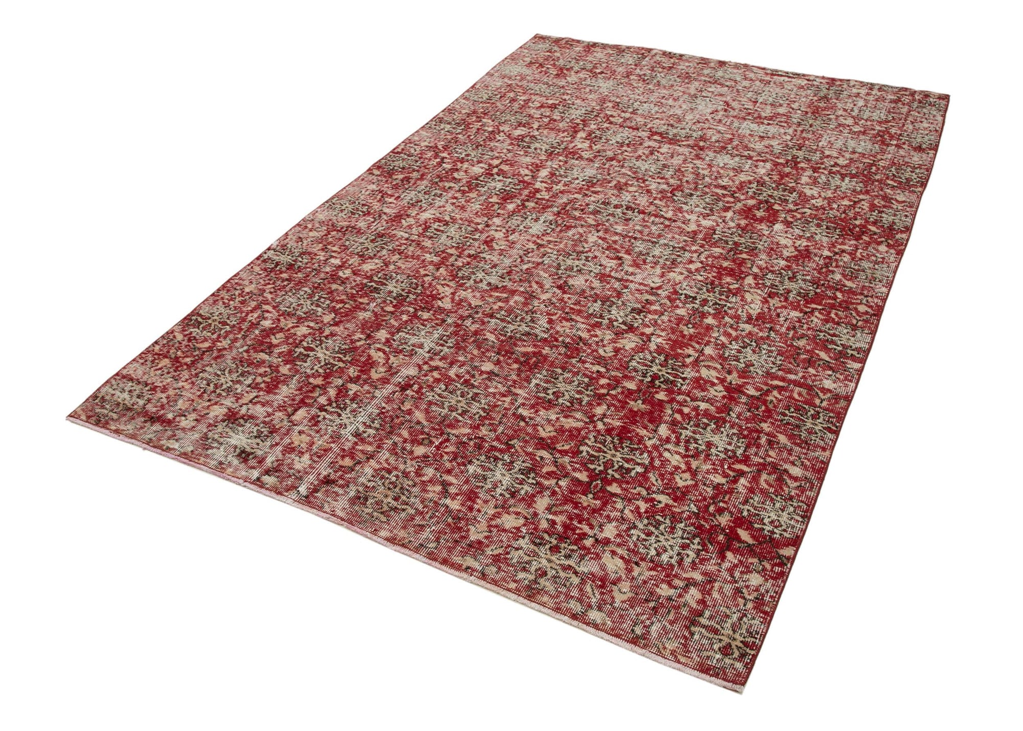 6 x 9 Red Bohemian Rug  - 2330