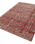 6 x 9 Red Bohemian Rug  - 2330