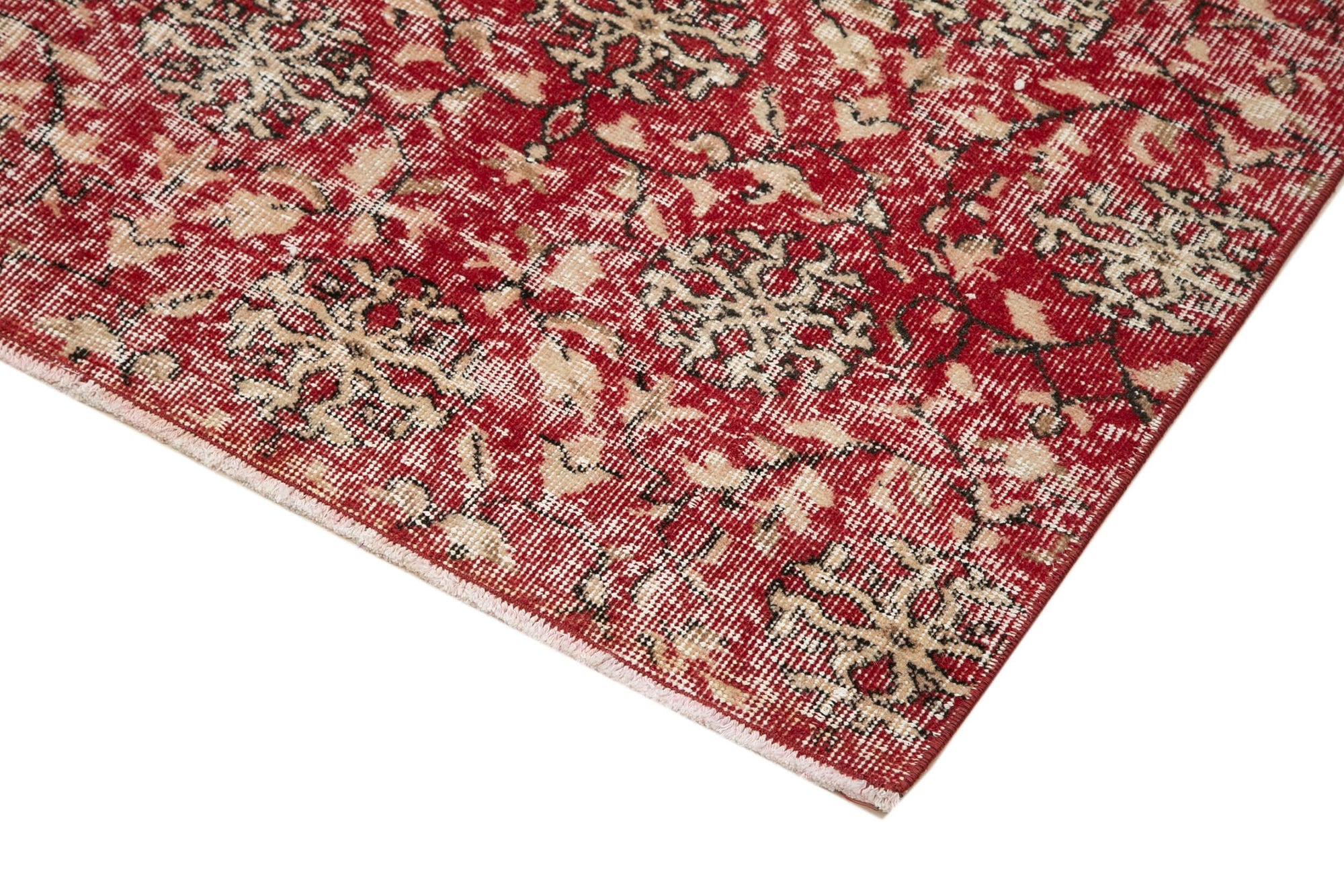 6 x 9 Red Bohemian Rug  - 2330