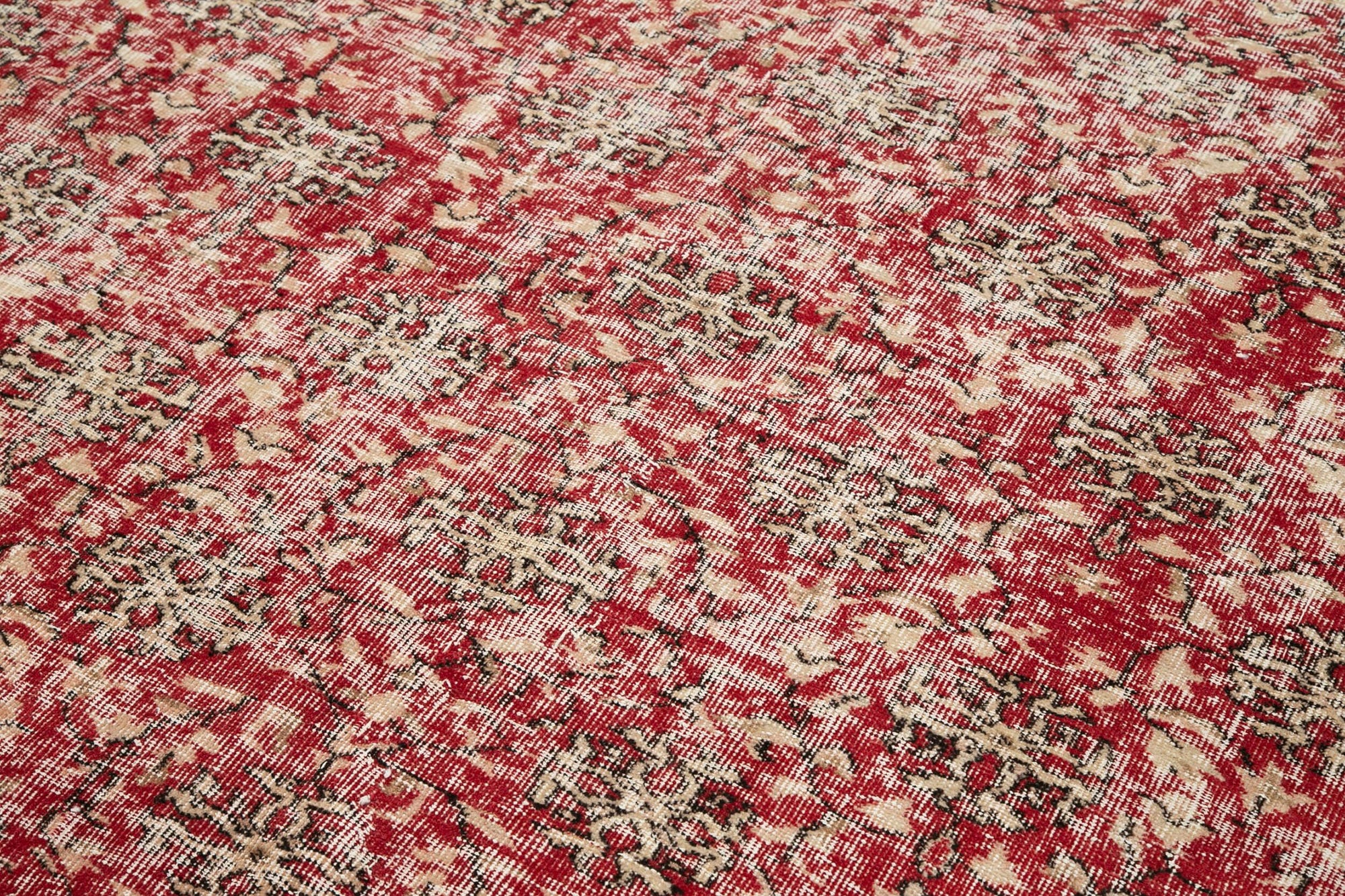 6 x 9 Red Bohemian Rug  - 2330