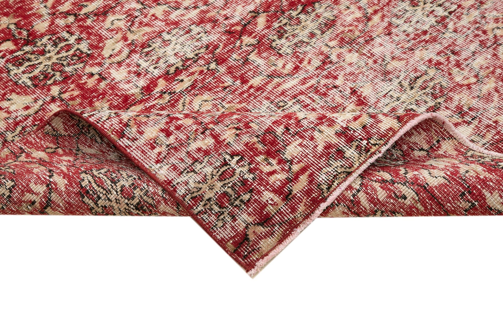 6 x 9 Red Bohemian Rug  - 2330