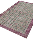 5 x 8 Red Bohemian Rug  - 2331