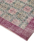 5 x 8 Red Bohemian Rug  - 2331