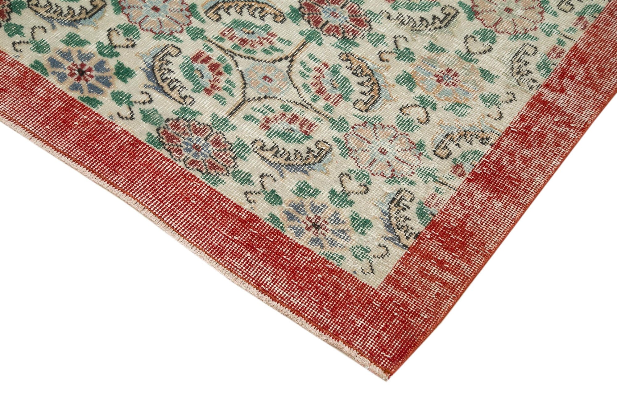 6 x 9 Red Bohemian Rug  - 2332