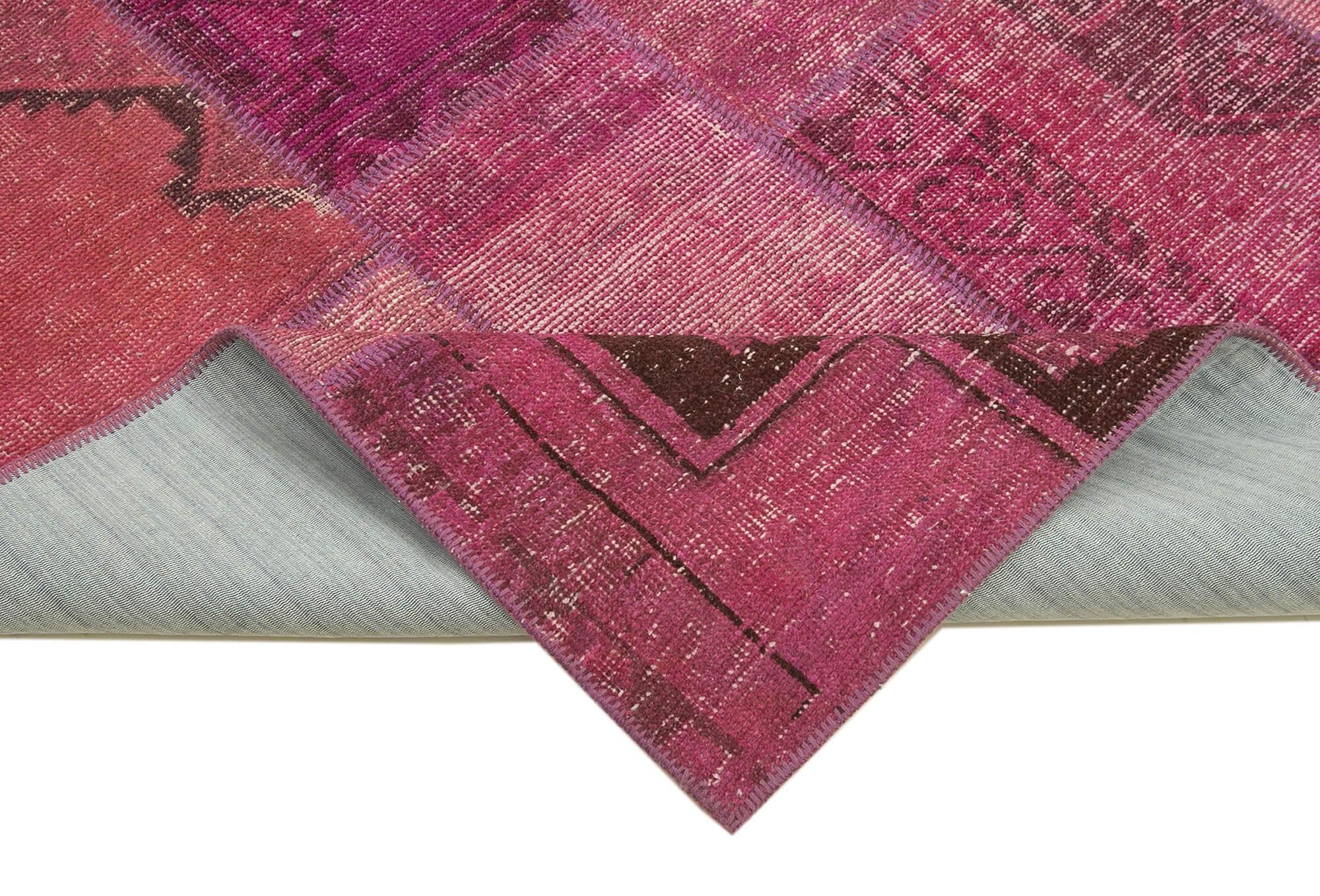 6 x 10 Pink Patchwork Rug - 2419