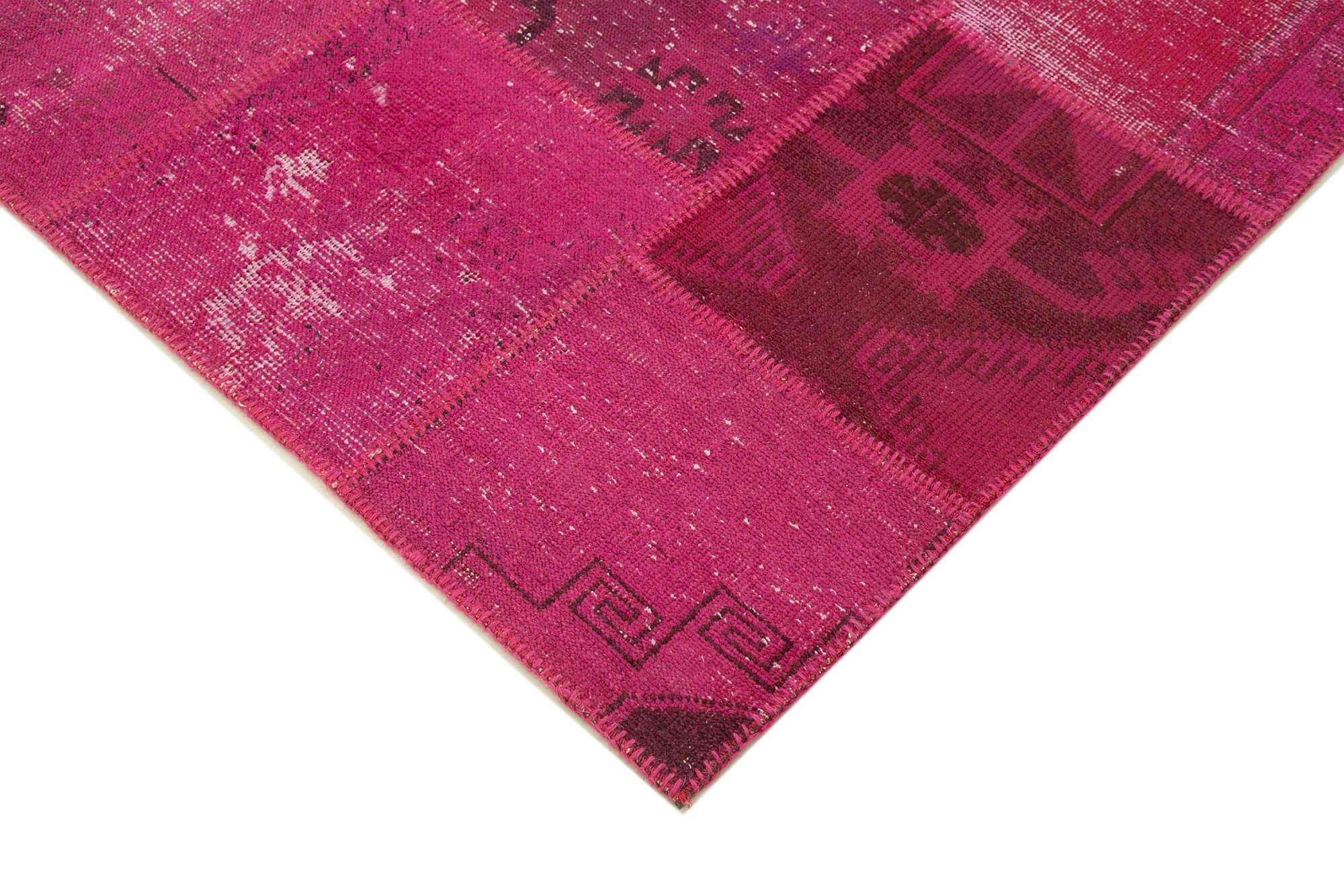 6 x 10 Pink Patchwork Rug - 2424