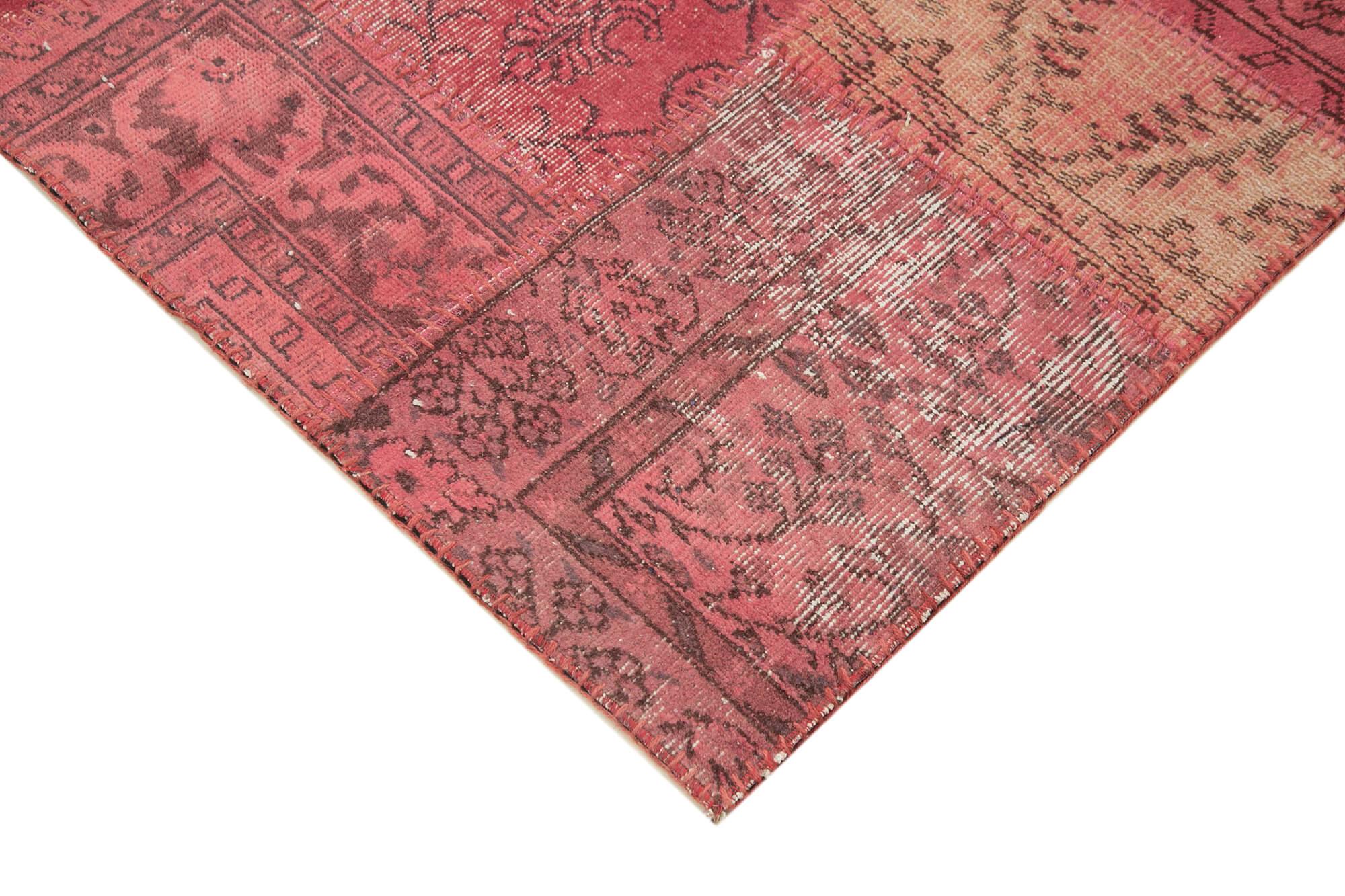 4 x 6 Pink Patchwork Rug - 2478