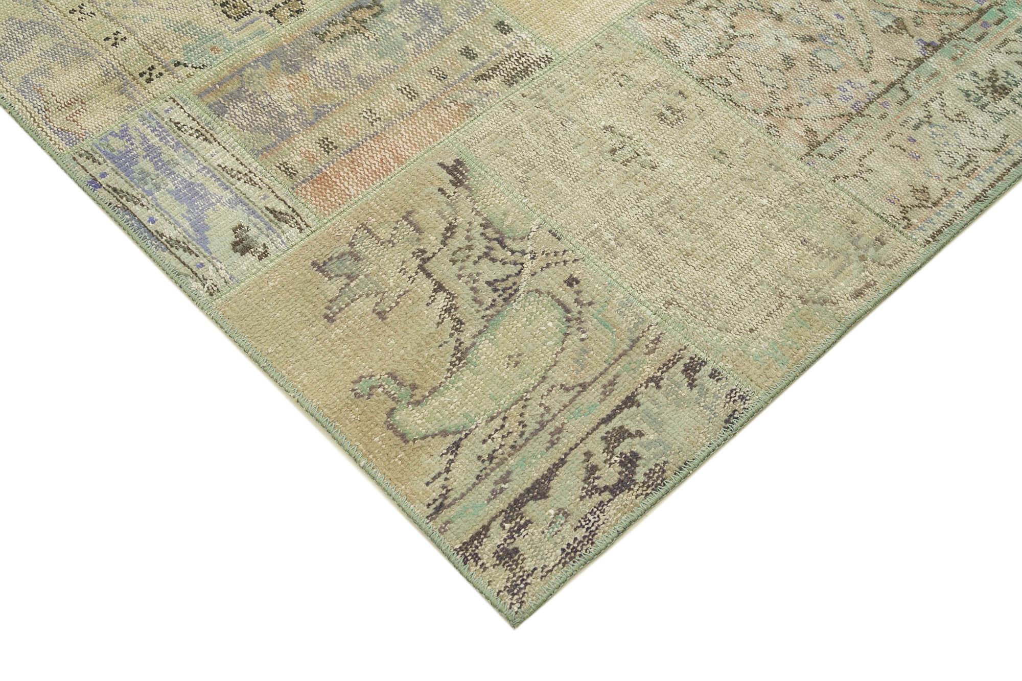 6 x 8 Beige Patchwork Rug - 2542