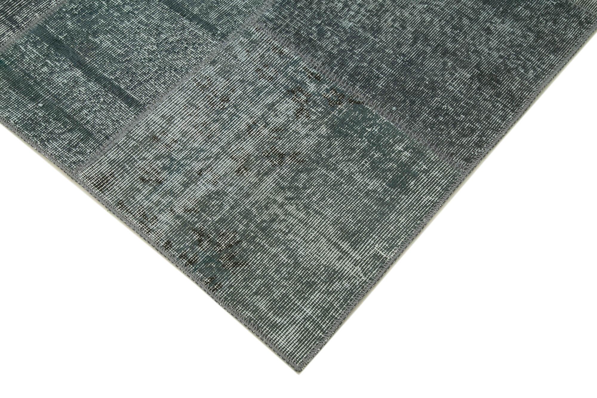 6 x 8 Grey Patchwork Rug - 2592