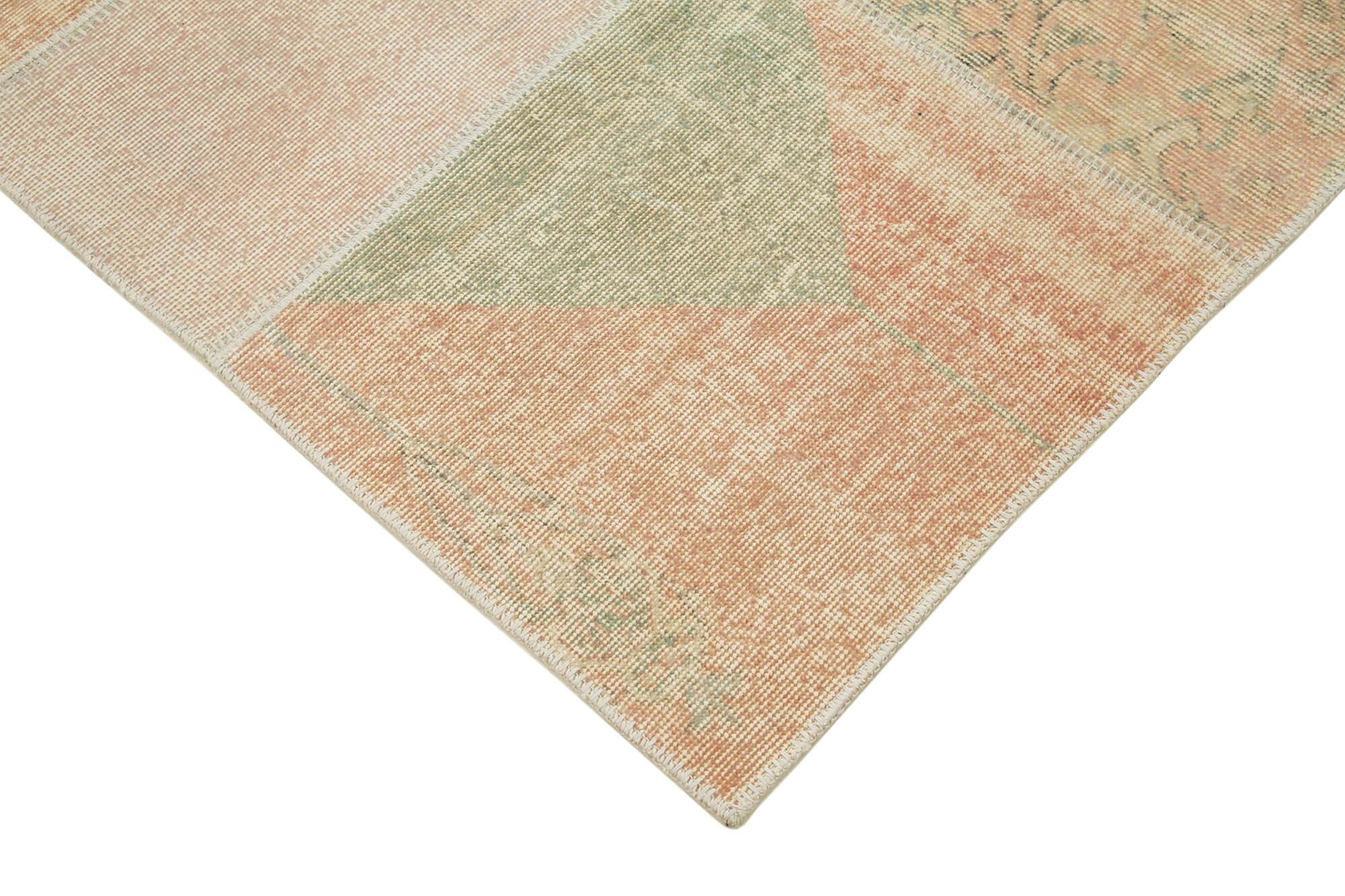 6 x 8 Beige Patchwork Rug - 2617