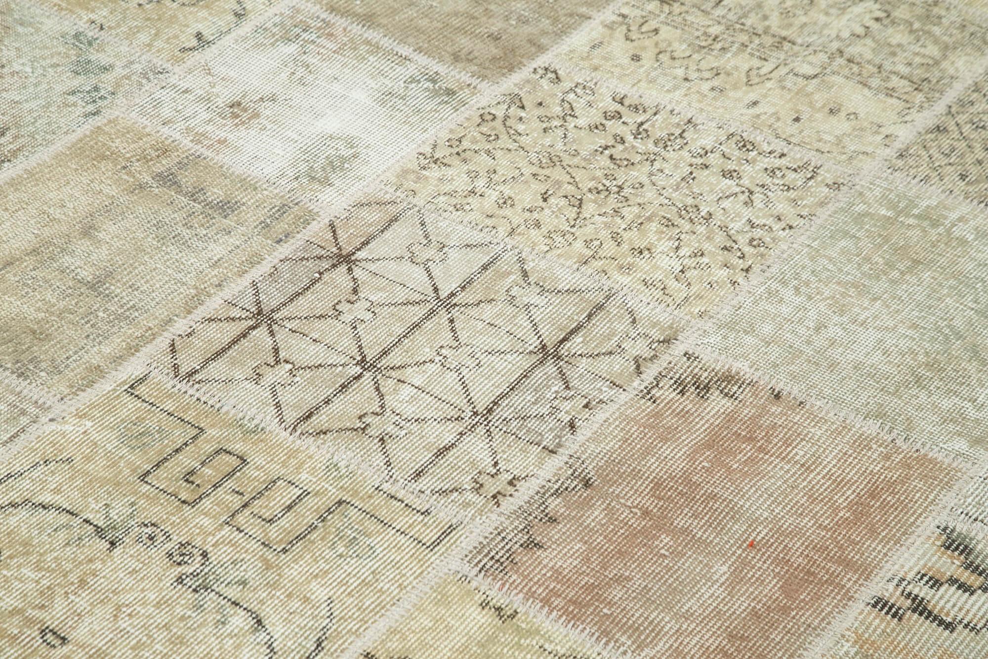 6 x 8 Beige Patchwork Rug - 2646