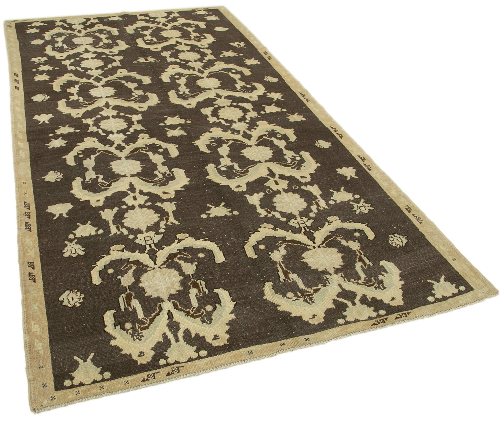 5 x 9 Beige Vintage Anatolian Rug - 2685