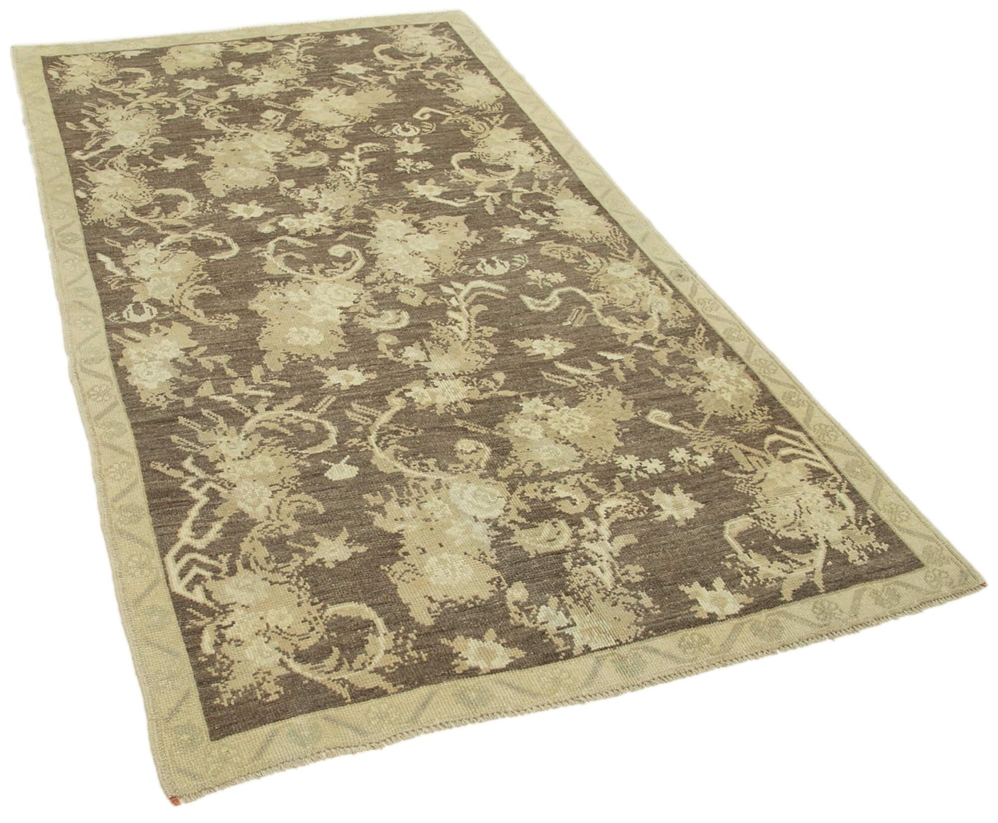 4 x 8 Beige Vintage Anatolian Rug - 2689