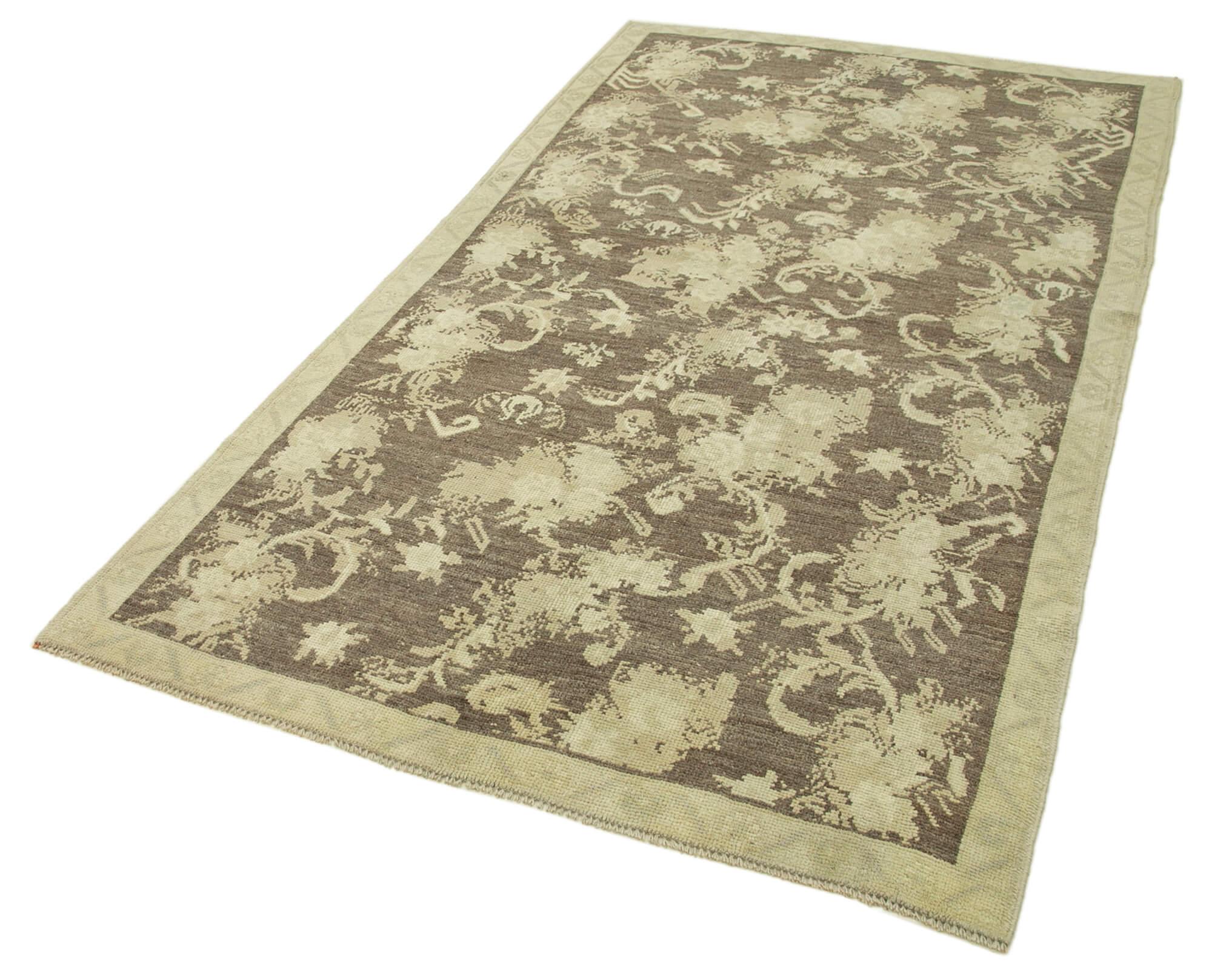 4 x 8 Beige Vintage Anatolian Rug - 2689