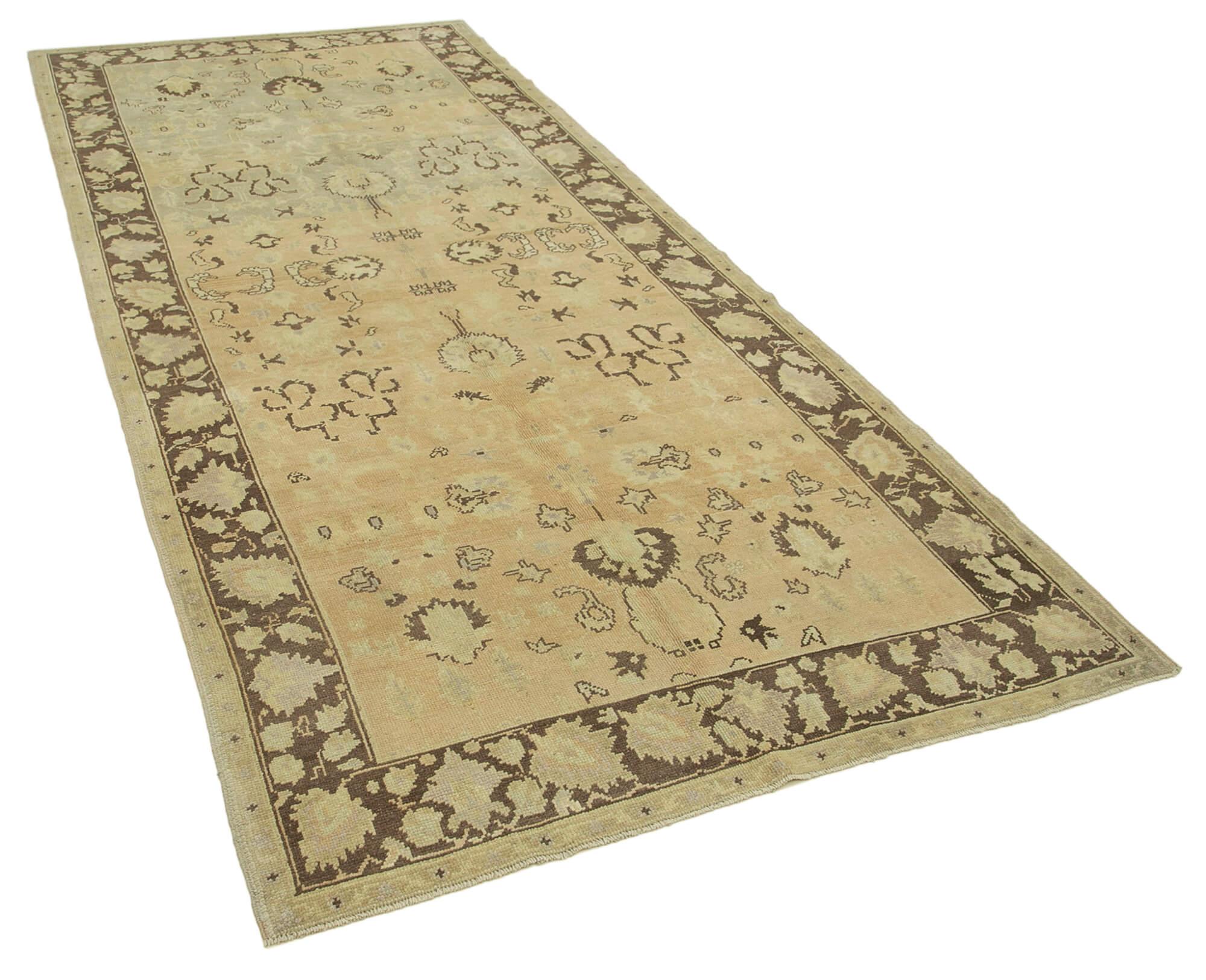 5 x 11 Beige Vintage Anatolian Rug - 2694