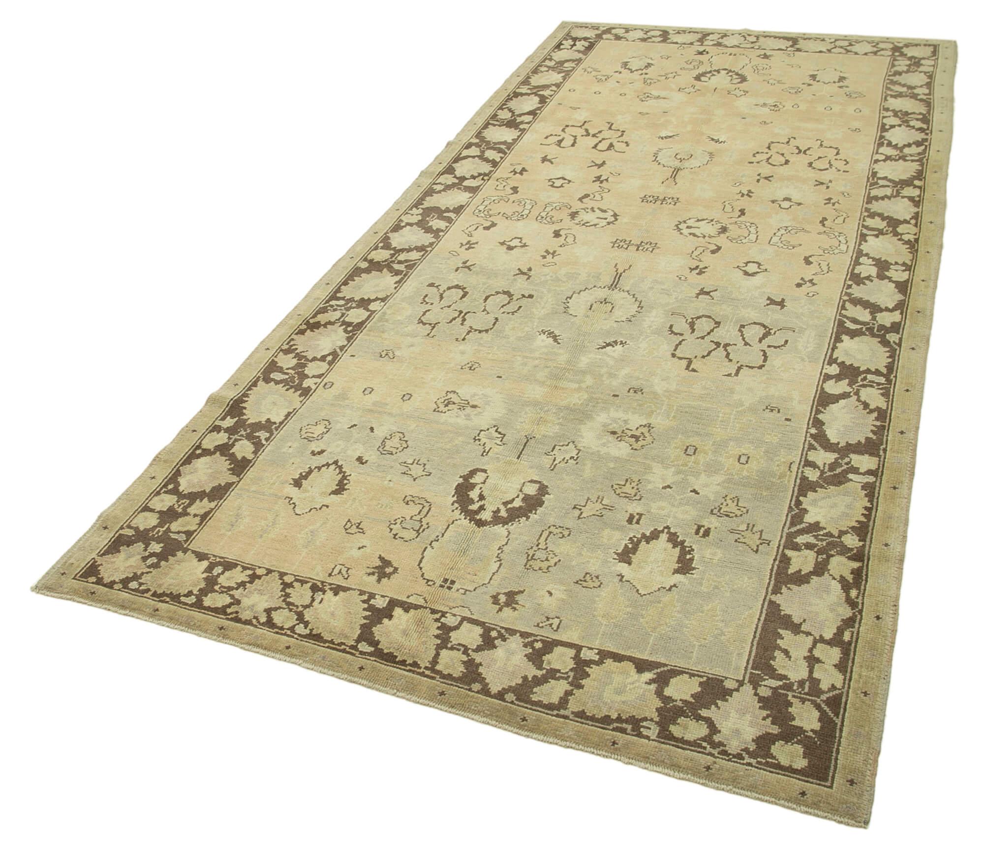 5 x 11 Beige Vintage Anatolian Rug - 2694