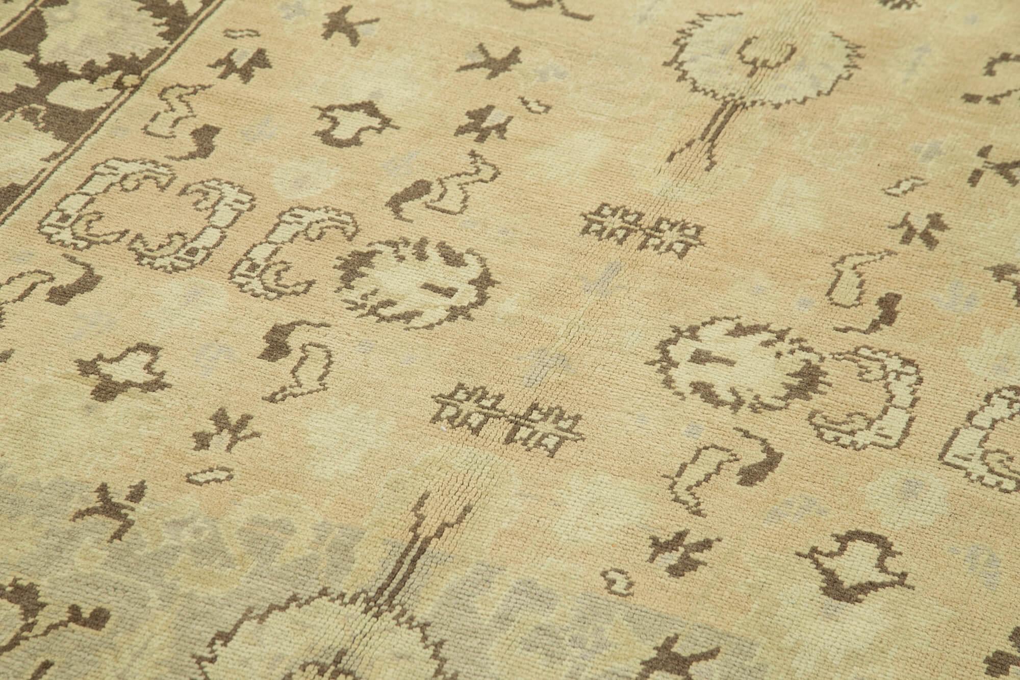 5 x 11 Beige Vintage Anatolian Rug - 2694