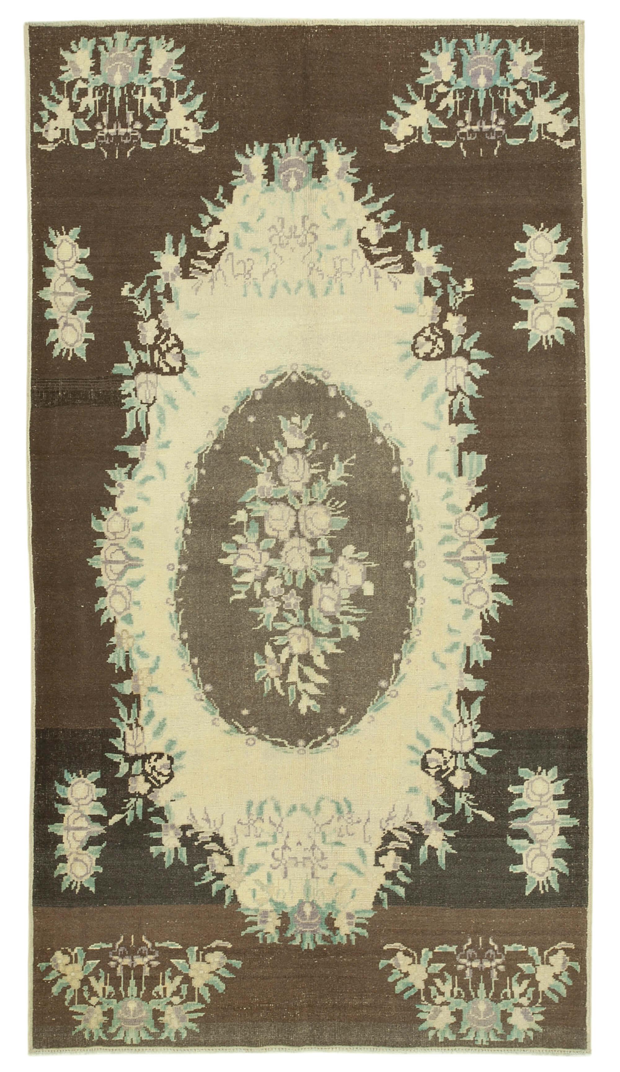 5 x 9 Beige Vintage Anatolian Rug - 2695