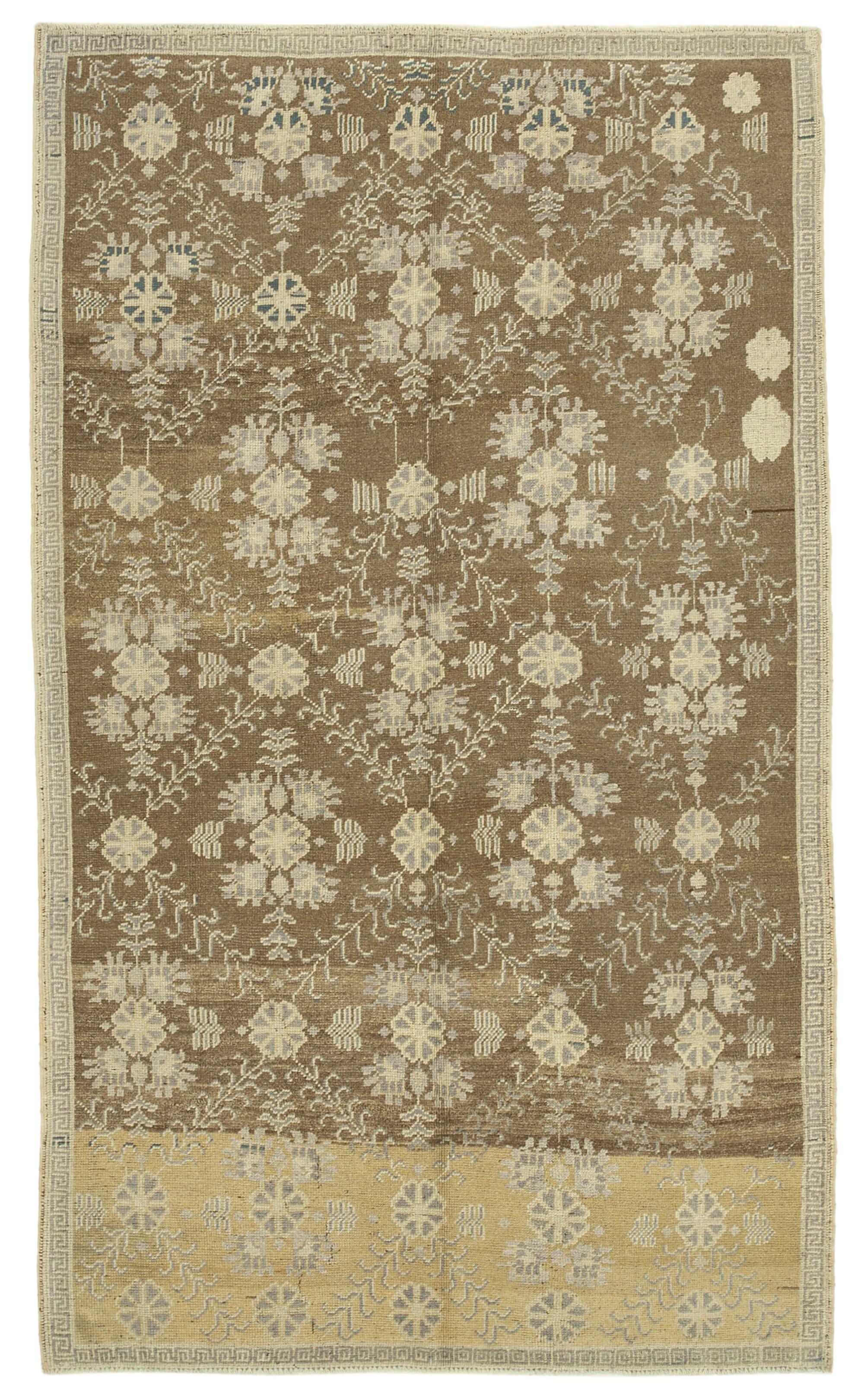 5 x 8 Beige Vintage Anatolian Rug - 2697