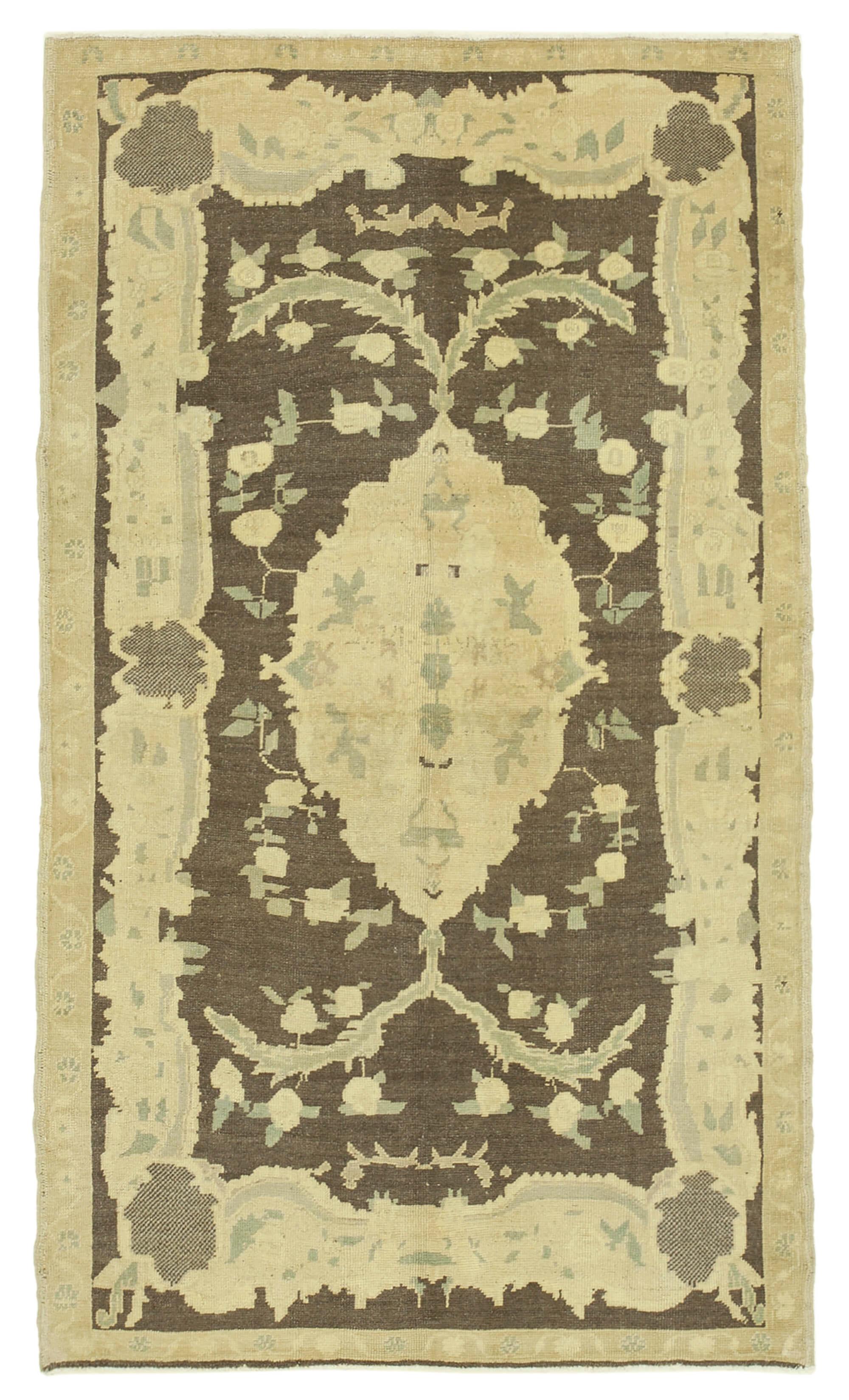 4 x 8 Beige Vintage Anatolian Rug - 2698