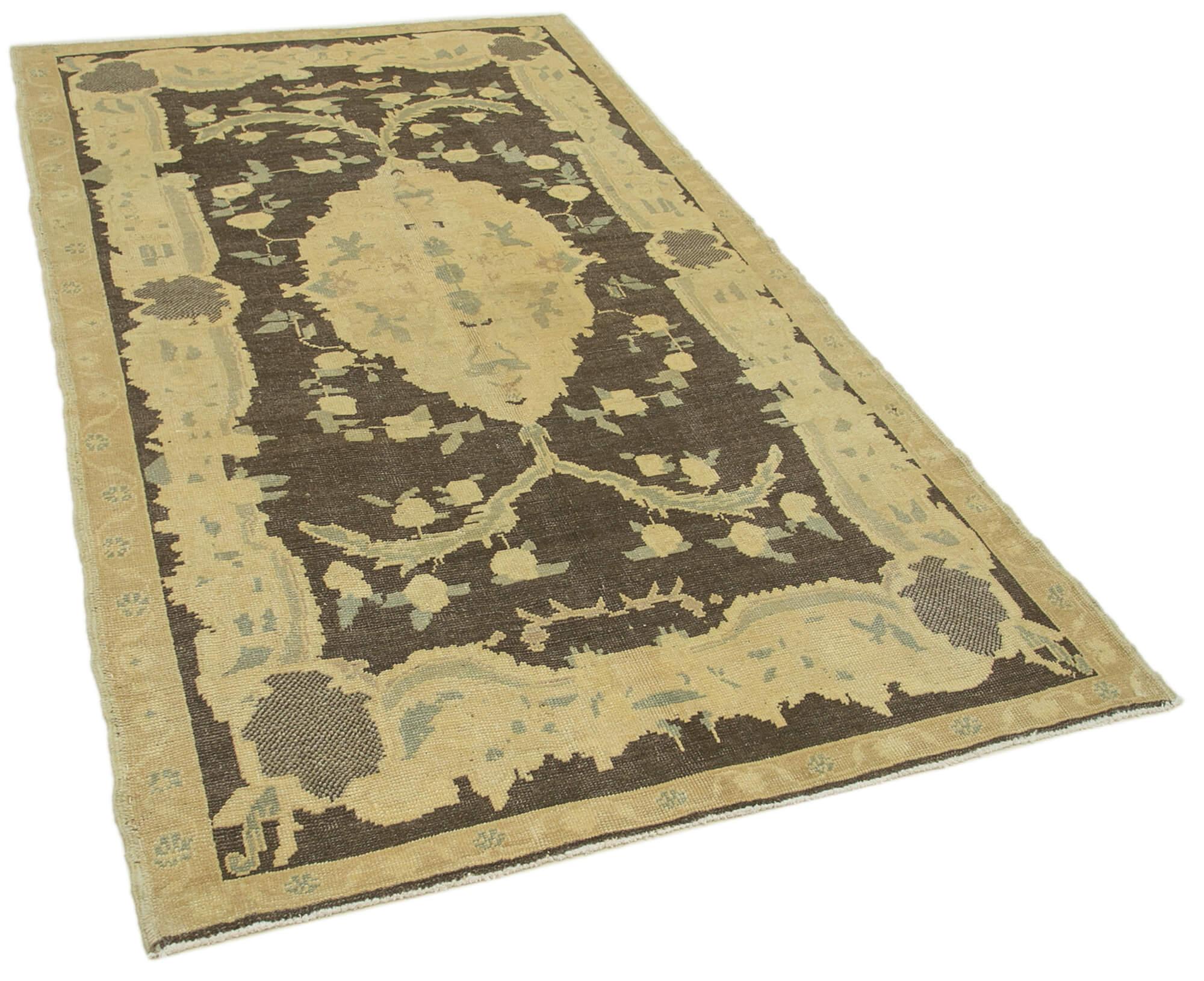 4 x 8 Beige Vintage Anatolian Rug - 2698