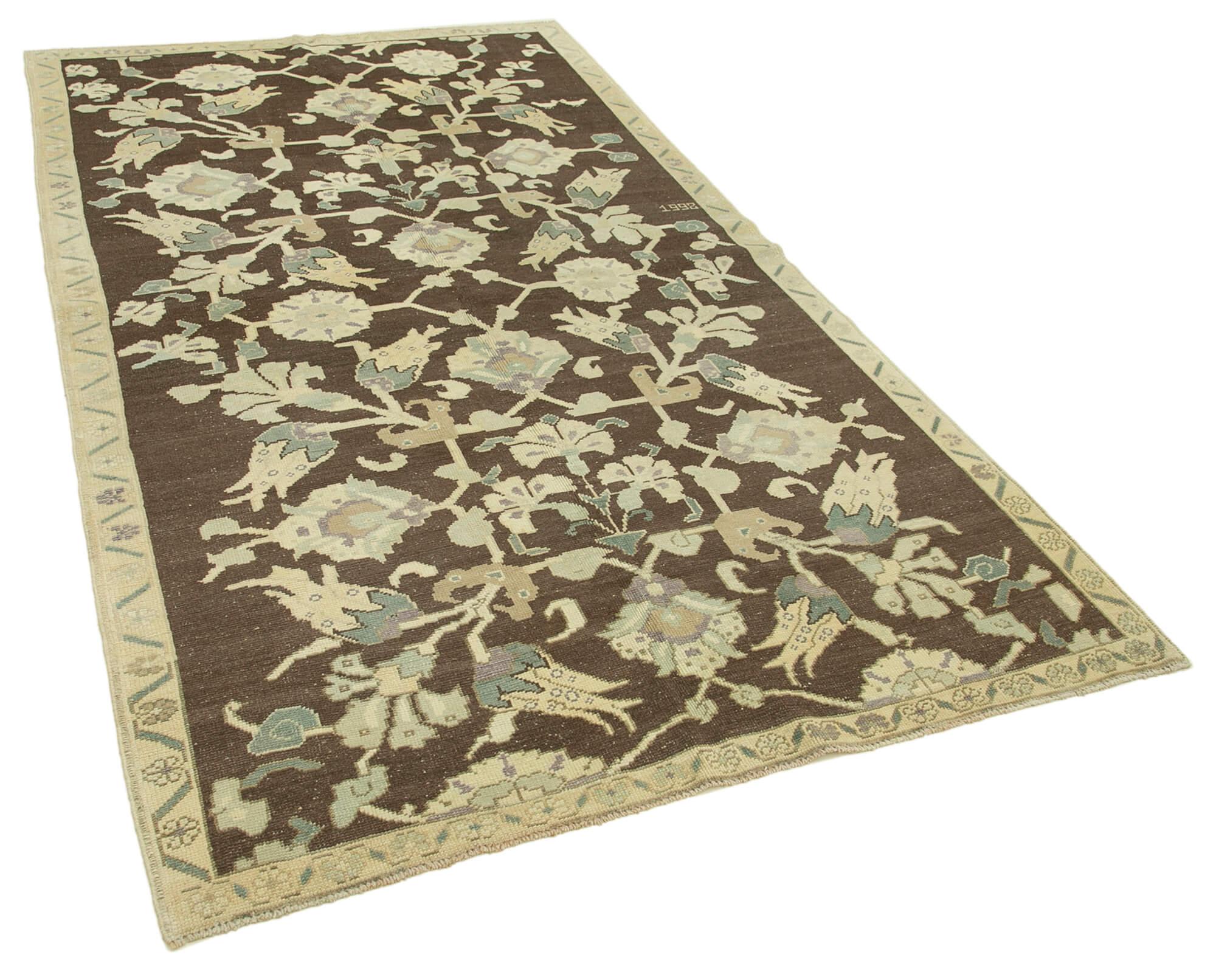 5 x 9 Beige Vintage Anatolian Rug - 2707