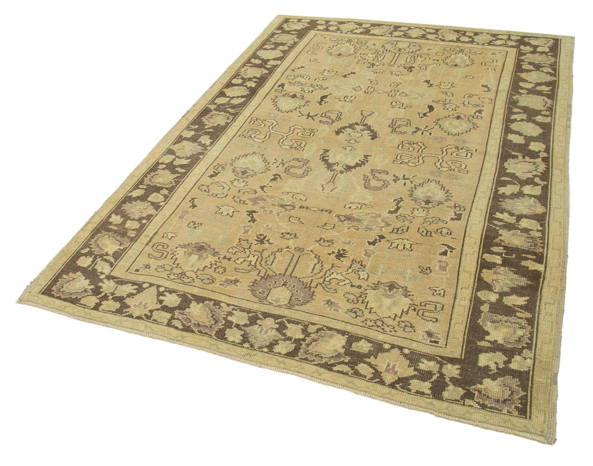 5 x 7 Beige Vintage Anatolian Rug - 2708