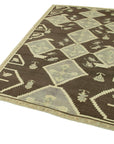 5 x 7 Beige Vintage Anatolian Rug - 2709