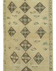 5 x 8 Beige Vintage Anatolian Rug - 2711