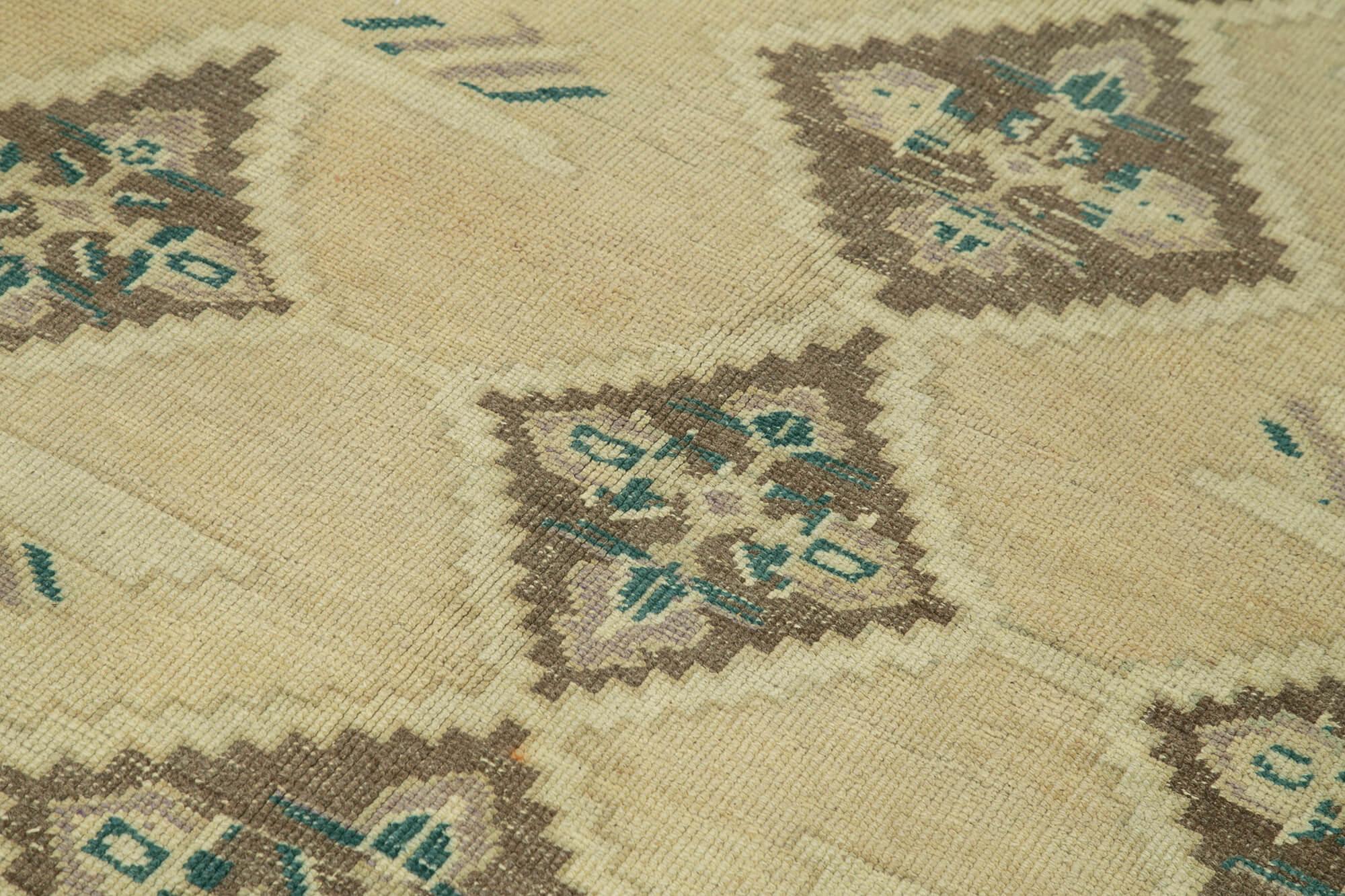 5 x 8 Beige Vintage Anatolian Rug - 2711