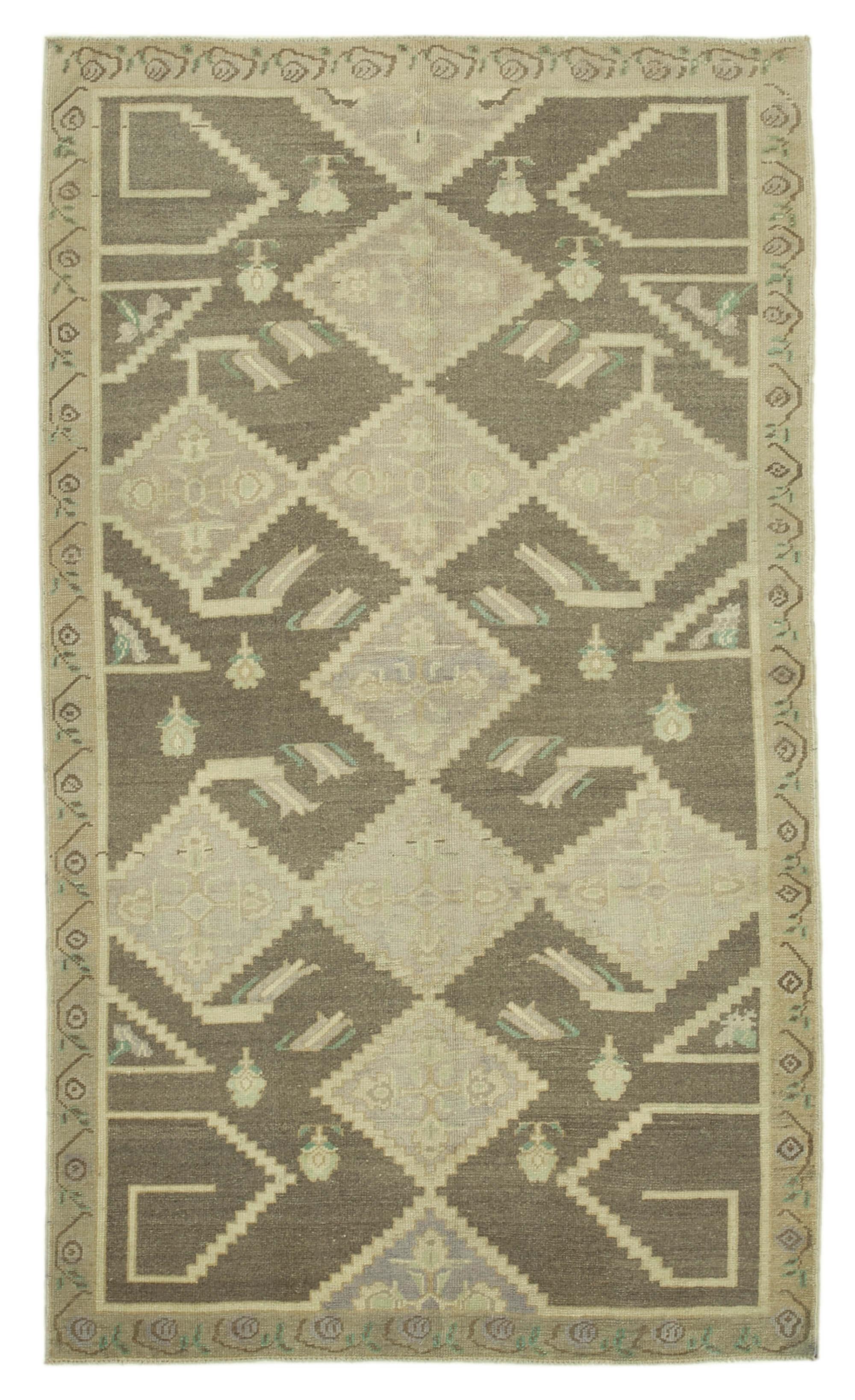 5 x 8 Beige Vintage Anatolian Rug - 2713