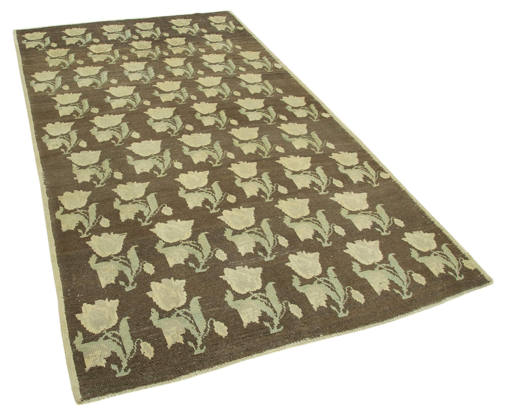 4 x 8 Beige Vintage Anatolian Rug - 2714