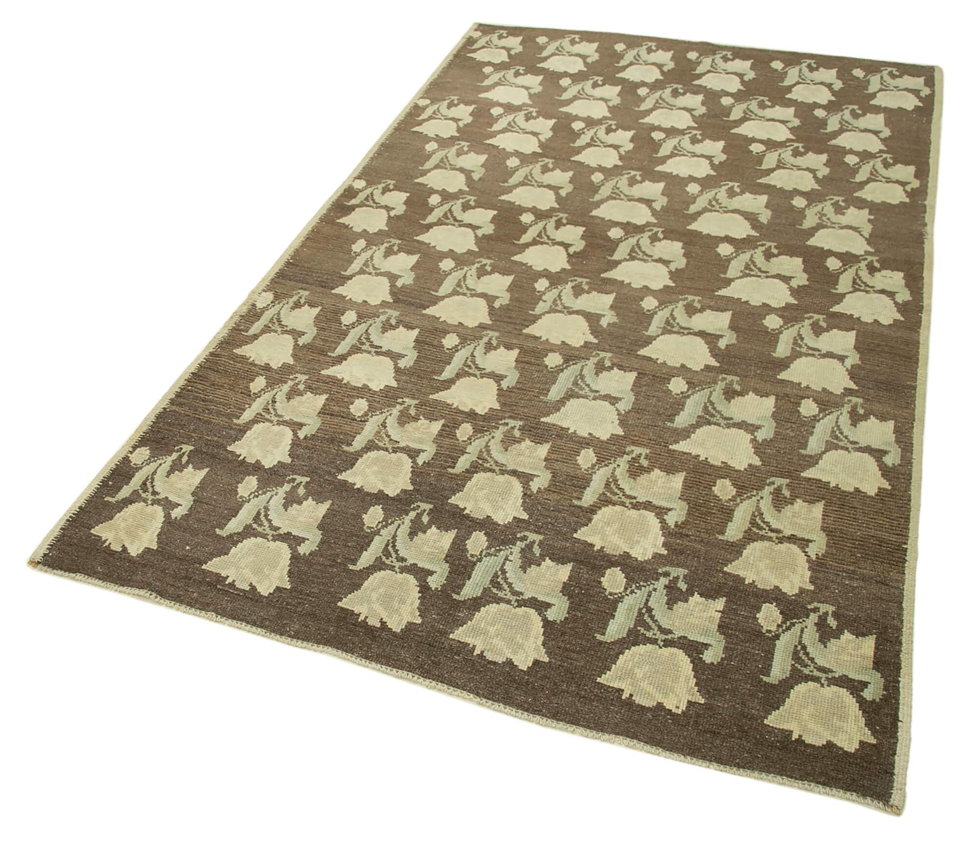 4 x 8 Beige Vintage Anatolian Rug - 2714