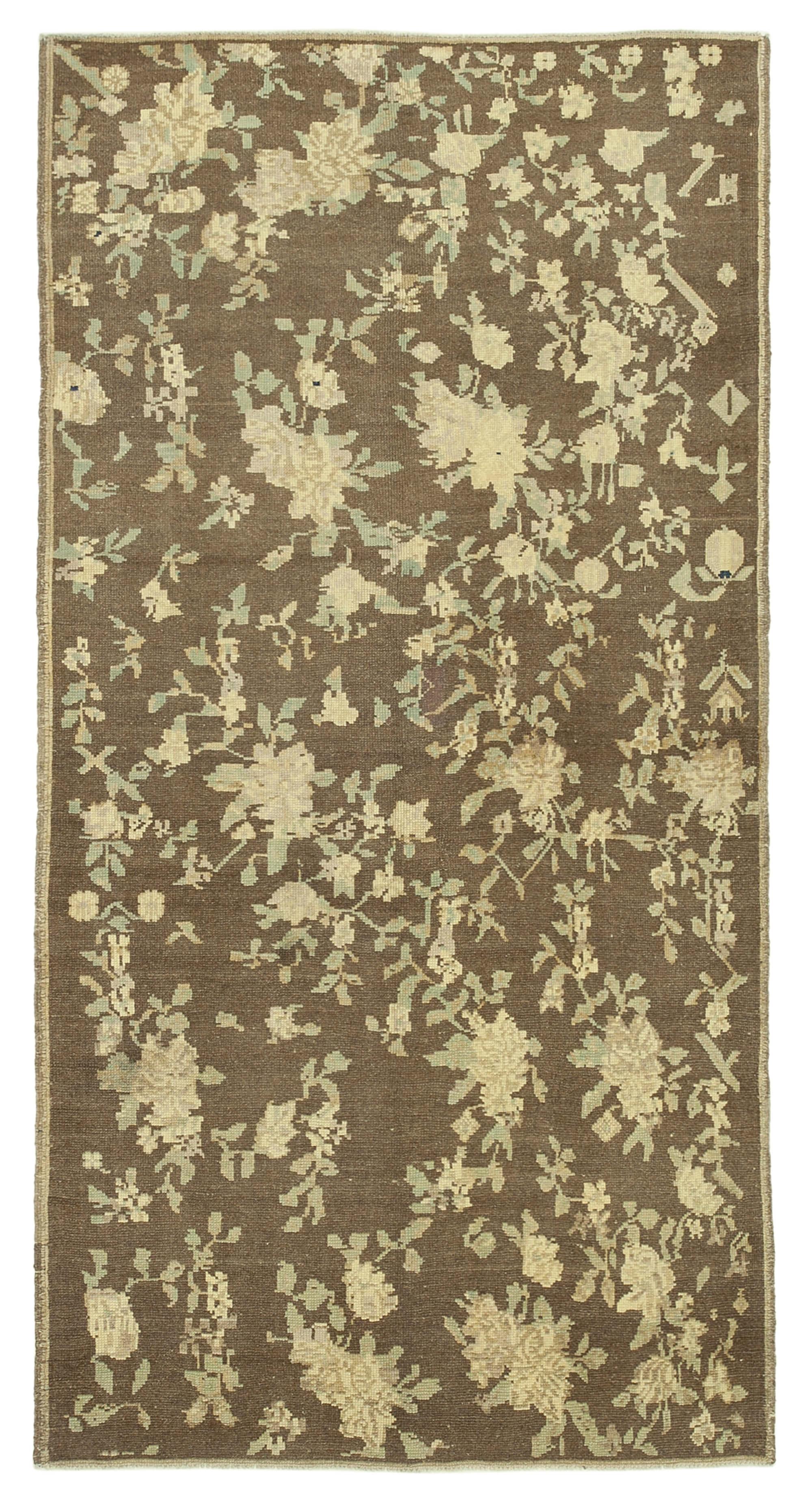 4 x 8 Beige Vintage Anatolian Rug - 2716