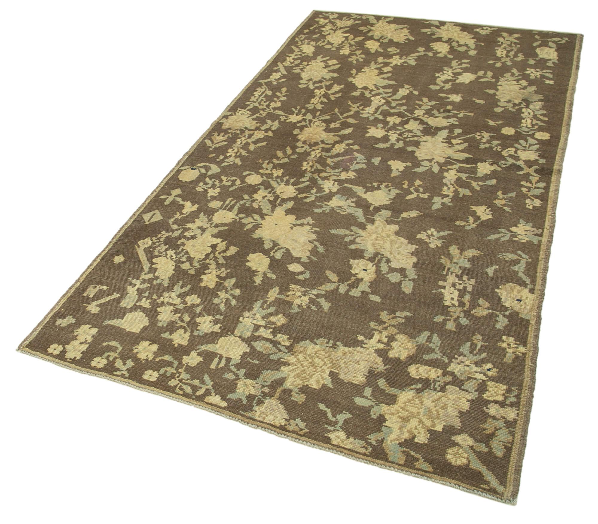 4 x 8 Beige Vintage Anatolian Rug - 2716