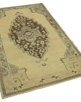 3 x 5 Beige Vintage Anatolian Rug - 2721