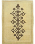 4 x 6 Beige Vintage Anatolian Rug - 2722