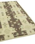 4 x 7 Beige Vintage Anatolian Rug - 2723