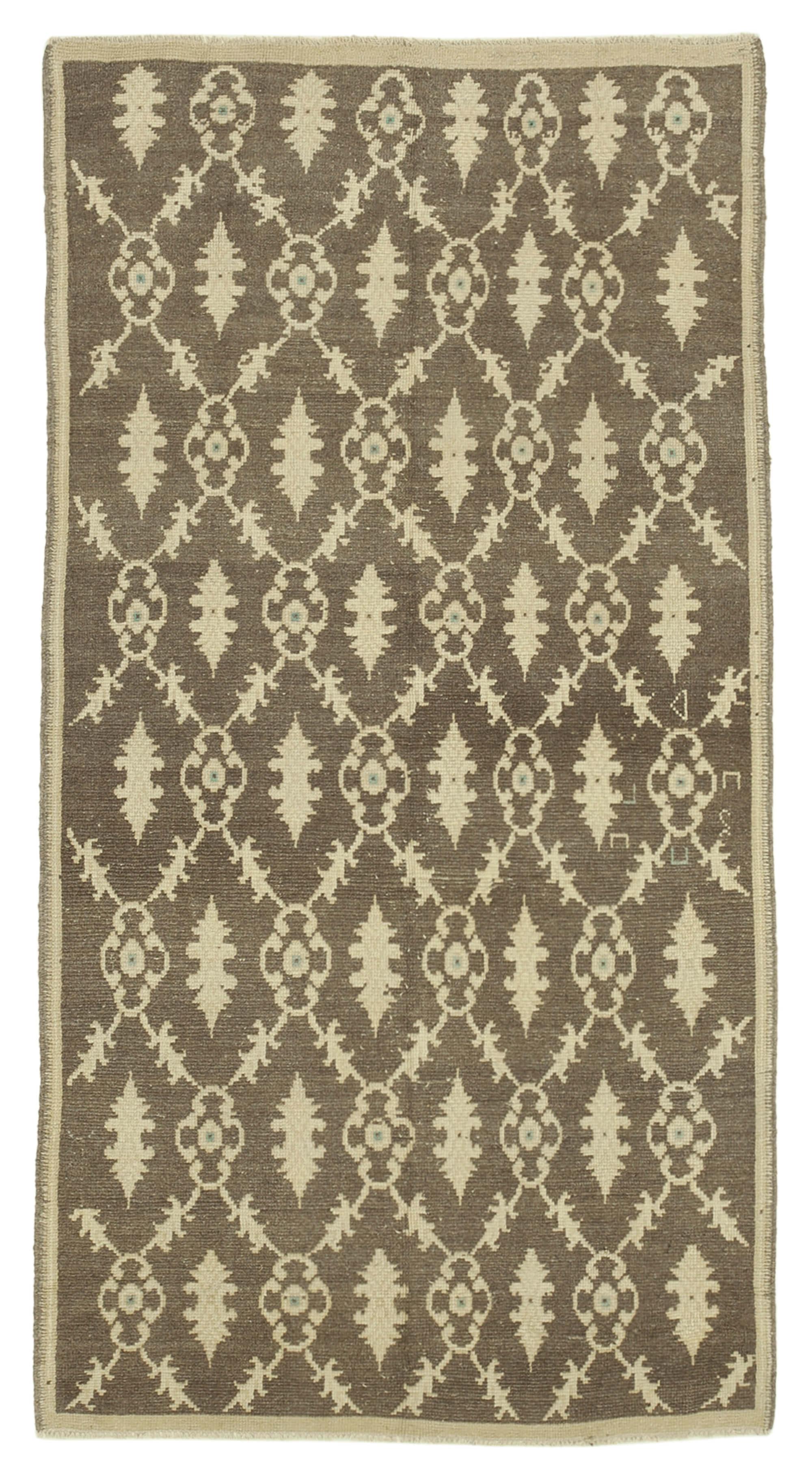 4 x 7 Beige Vintage Anatolian Rug - 2725