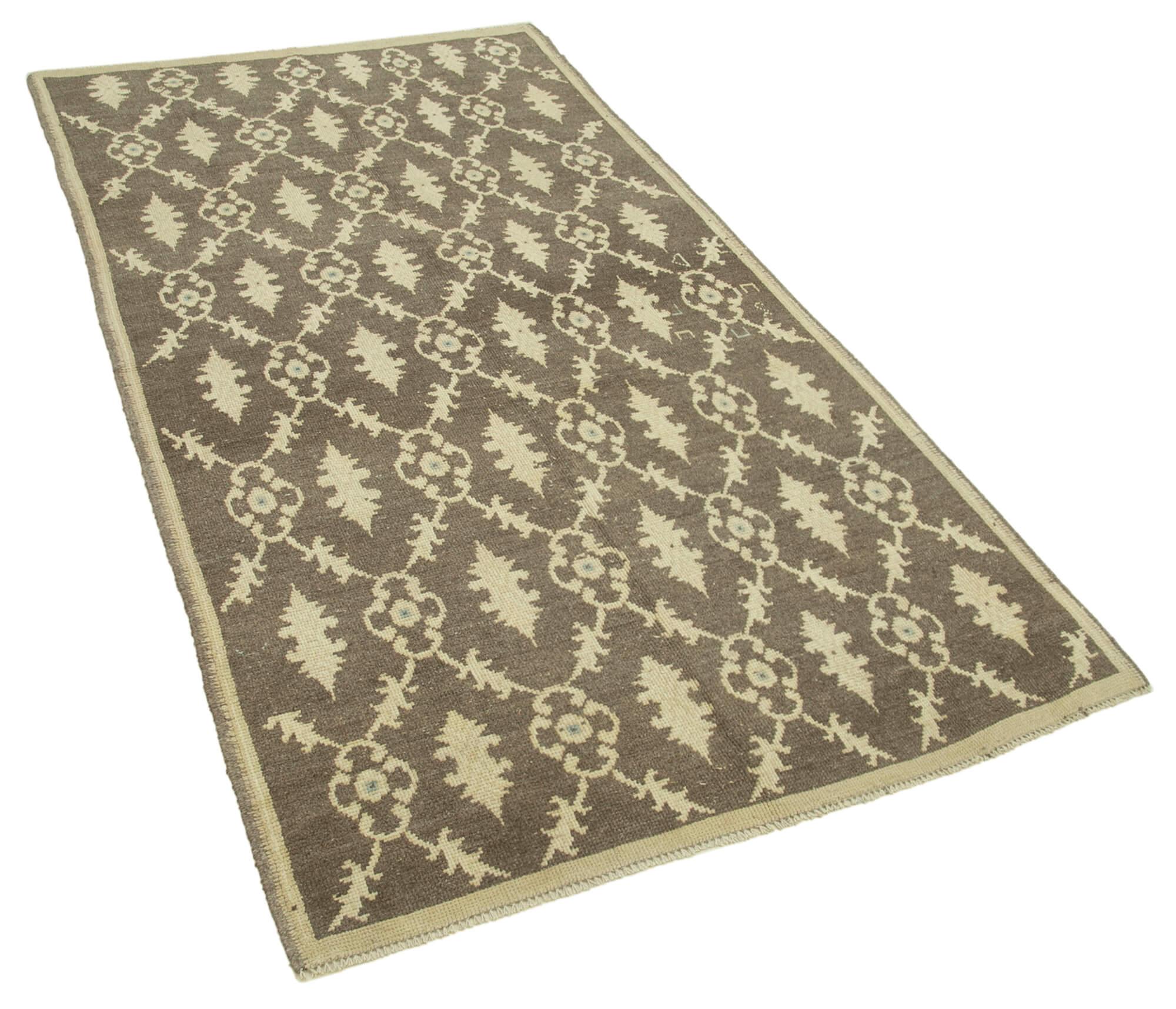 4 x 7 Beige Vintage Anatolian Rug - 2725