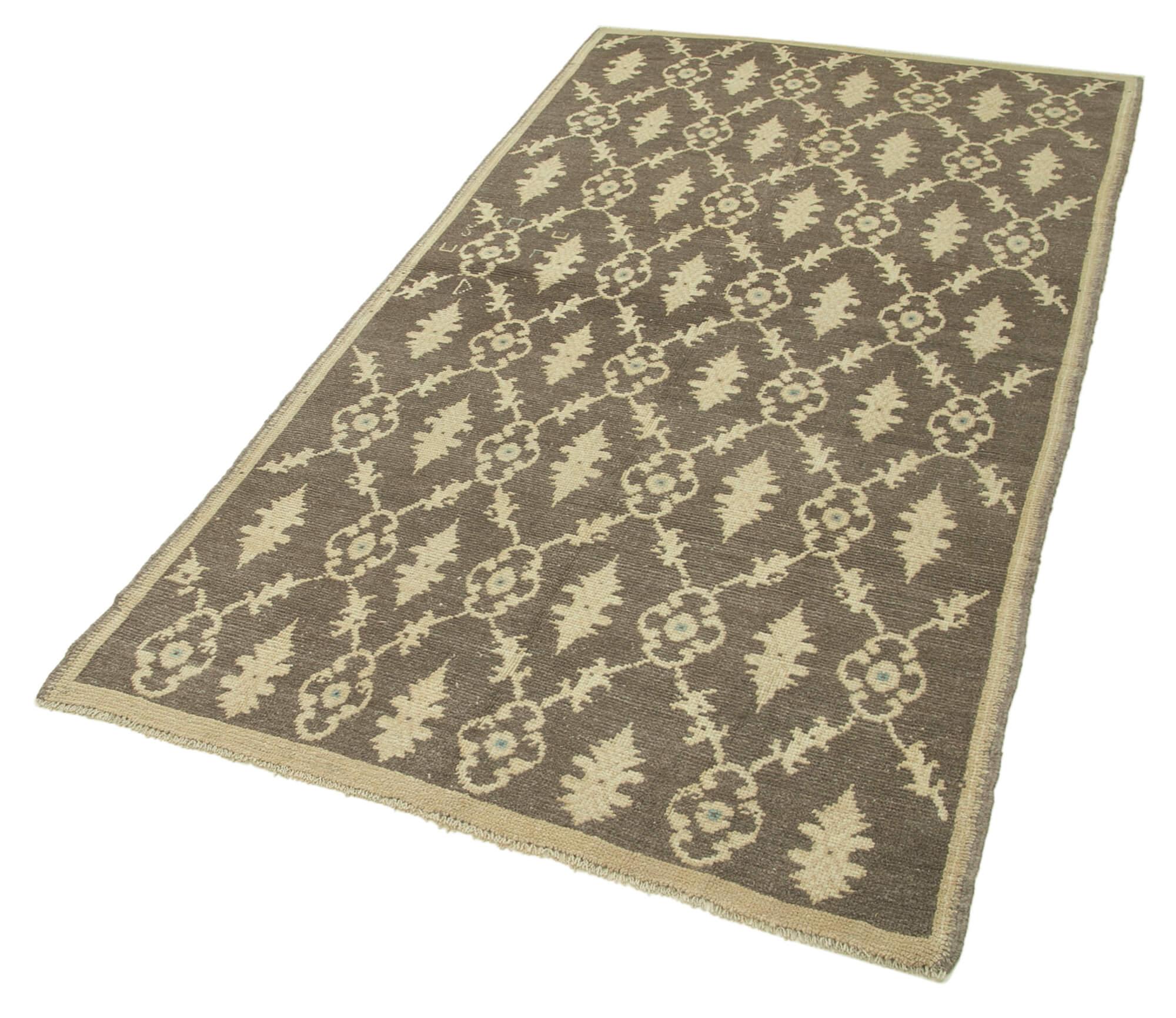 4 x 7 Beige Vintage Anatolian Rug - 2725