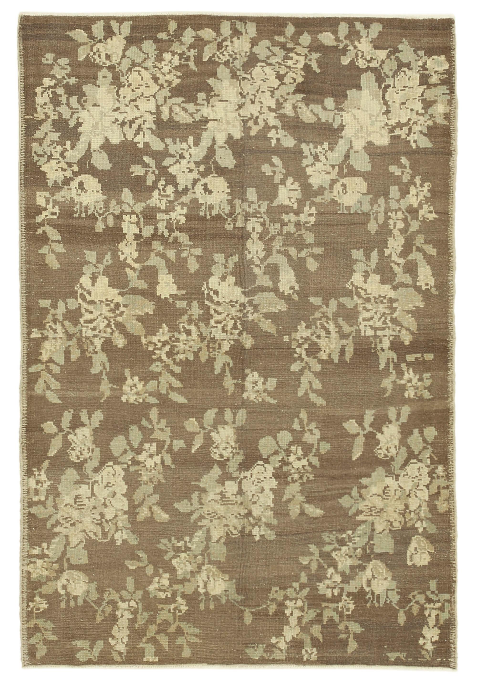 4 x 6 Beige Vintage Anatolian Rug - 2726